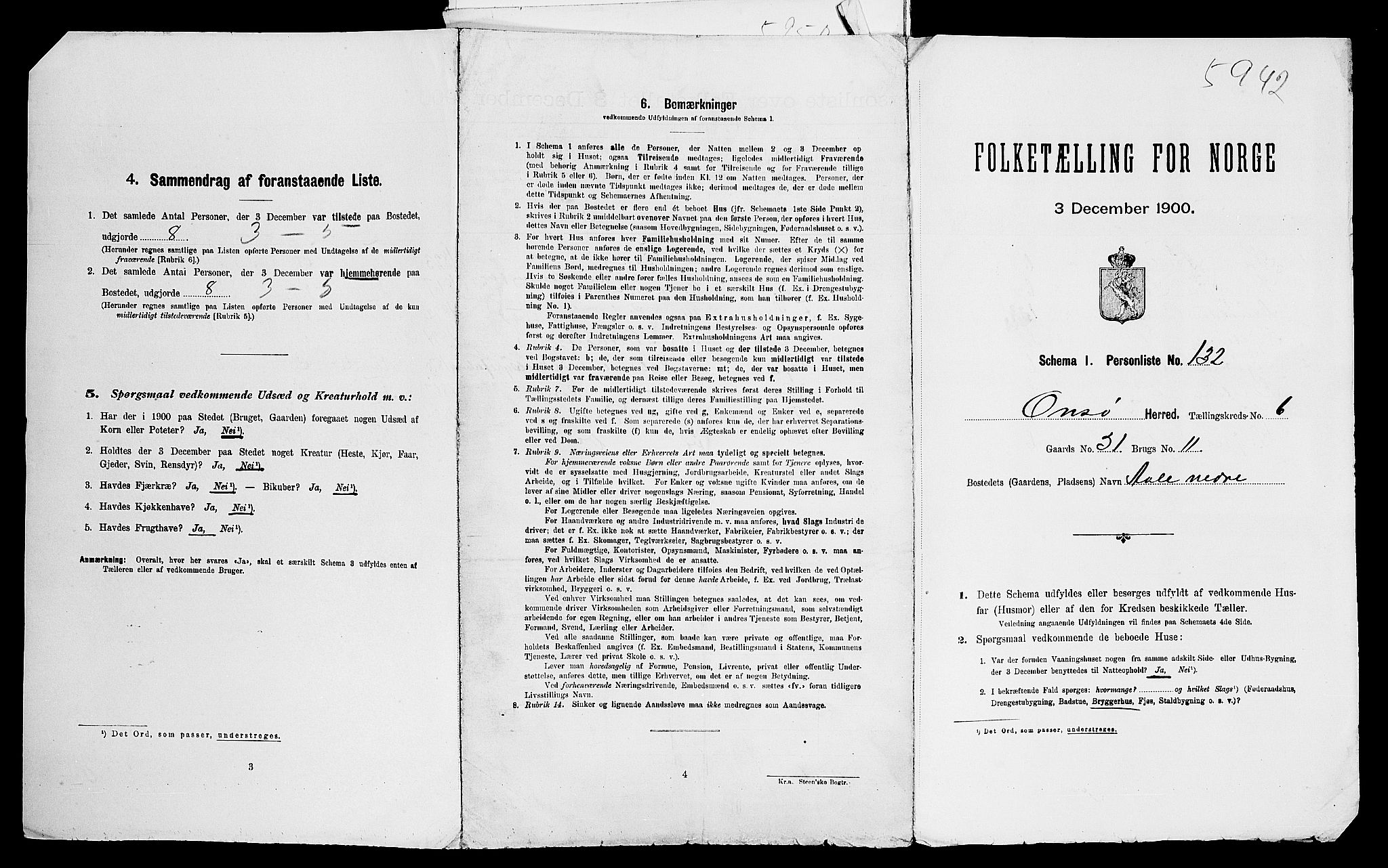 SAO, Folketelling 1900 for 0134 Onsøy herred, 1900, s. 1400