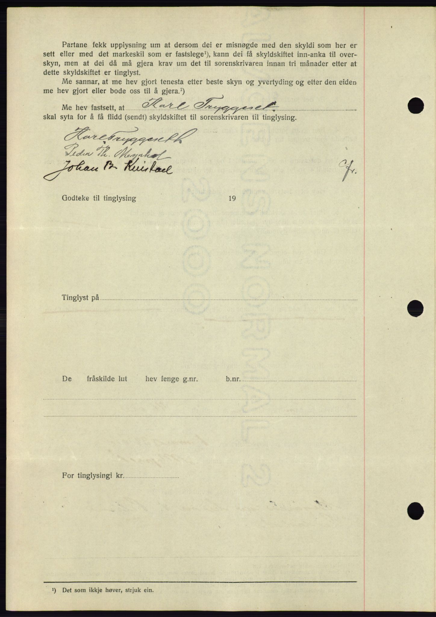 Søre Sunnmøre sorenskriveri, AV/SAT-A-4122/1/2/2C/L0063: Pantebok nr. 57, 1937-1937, Dagboknr: 870/1937