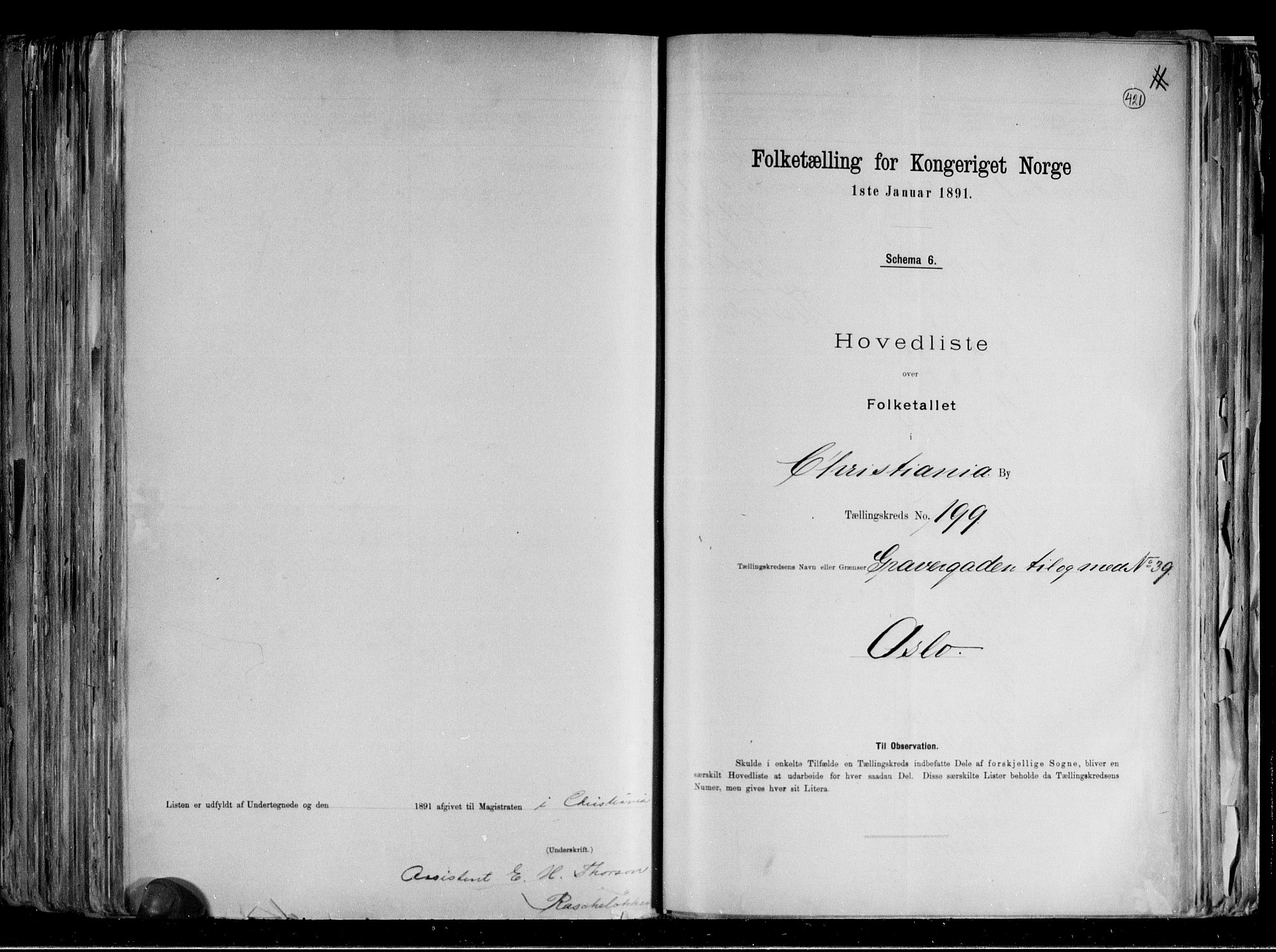 RA, Folketelling 1891 for 0301 Kristiania kjøpstad, 1891, s. 107589