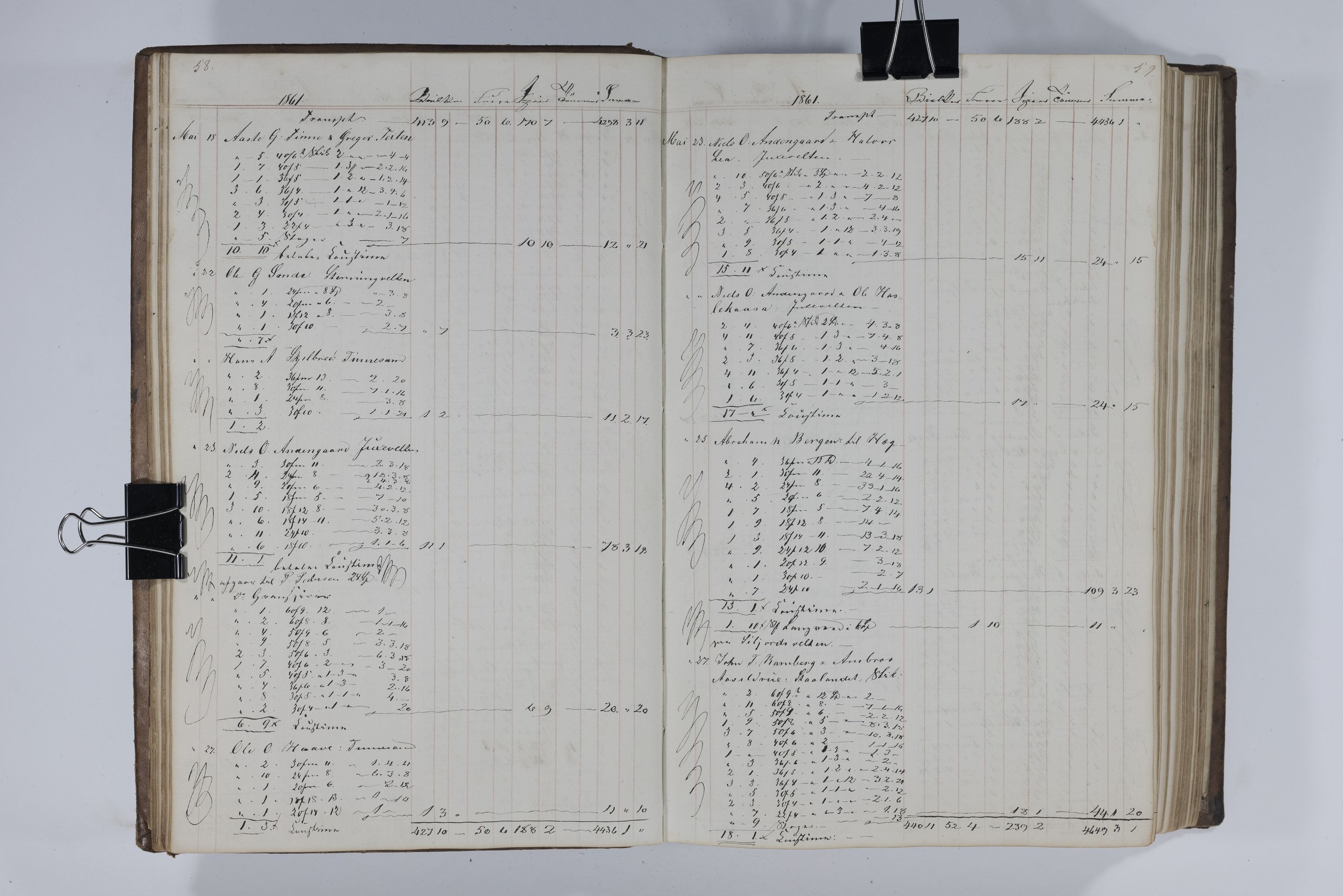 Blehr/ Kjellestad, TEMU/TGM-A-1212/E/Ea/L0003: Merkebok, 1858-1869, s. 32