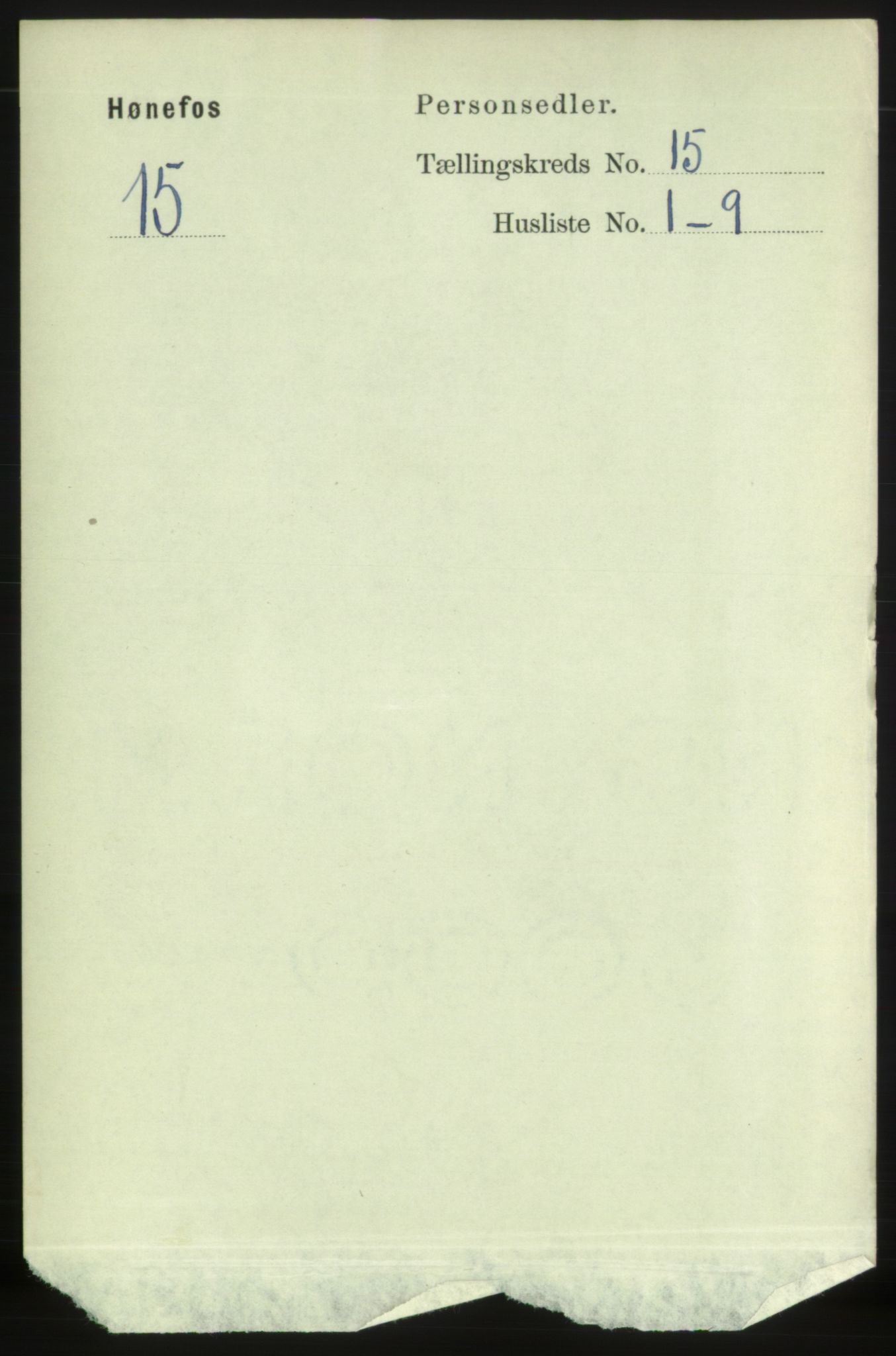 RA, Folketelling 1891 for 0601 Hønefoss kjøpstad, 1891, s. 1714