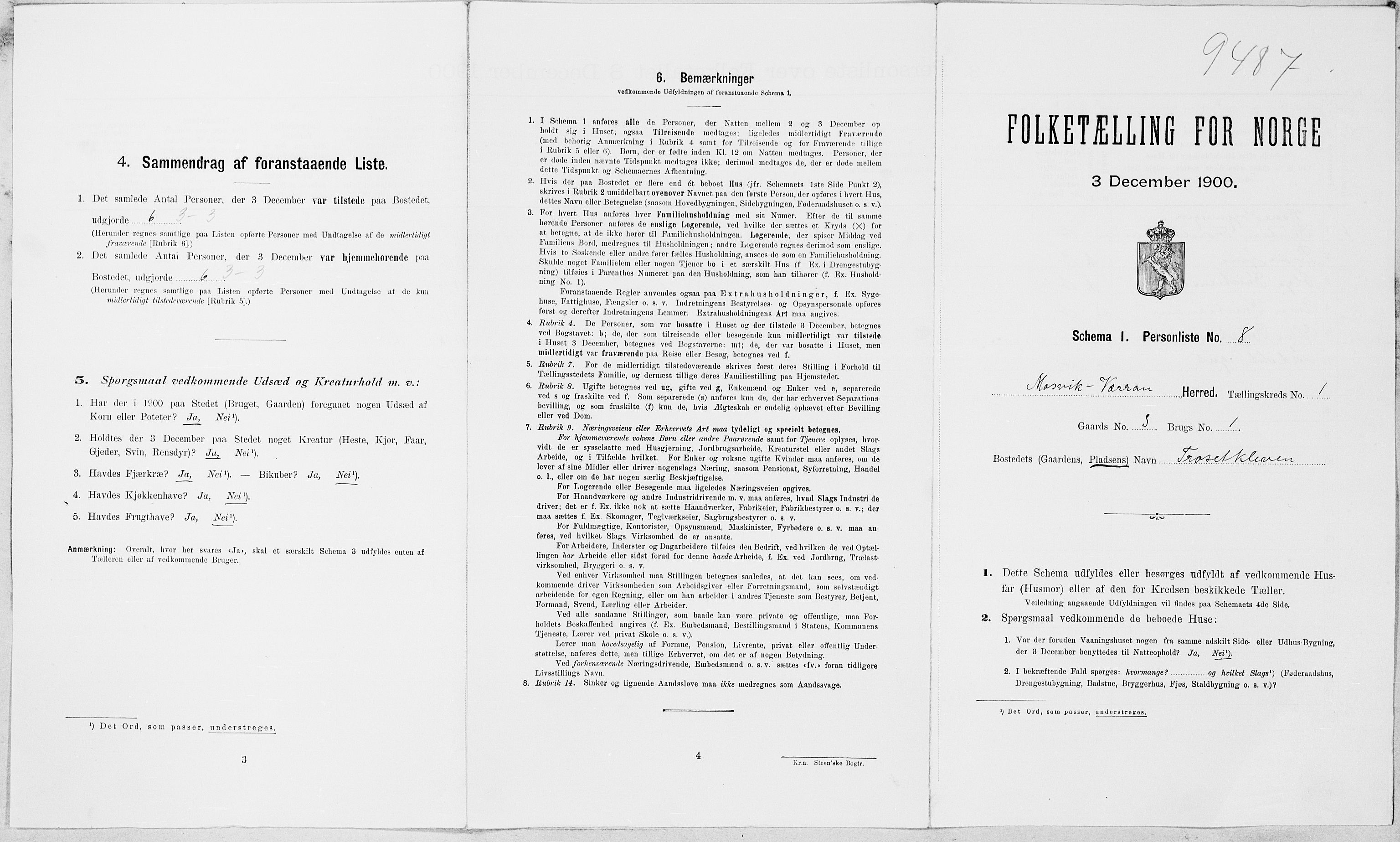 SAT, Folketelling 1900 for 1723 Mosvik og Verran herred, 1900, s. 72
