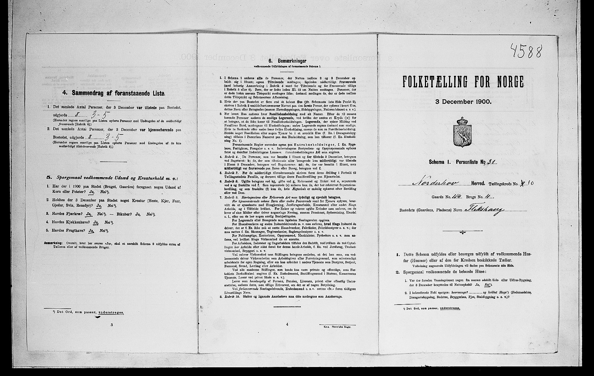 RA, Folketelling 1900 for 0613 Norderhov herred, 1900, s. 2348