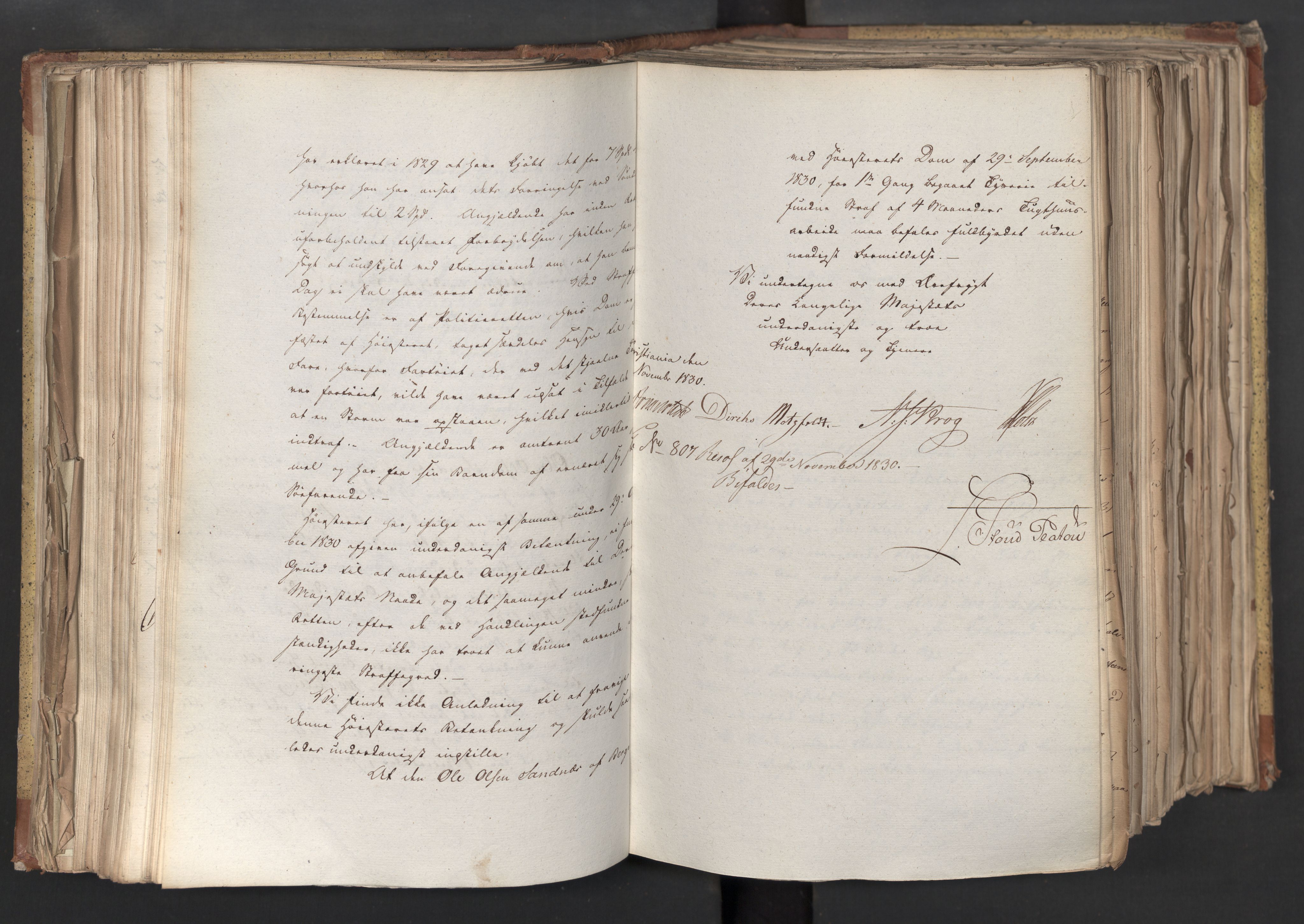 Statsrådsavdelingen i Stockholm, AV/RA-S-1003/D/Da/L0068: Regjeringsinnstillinger nr. 660-876, 1830, s. 192