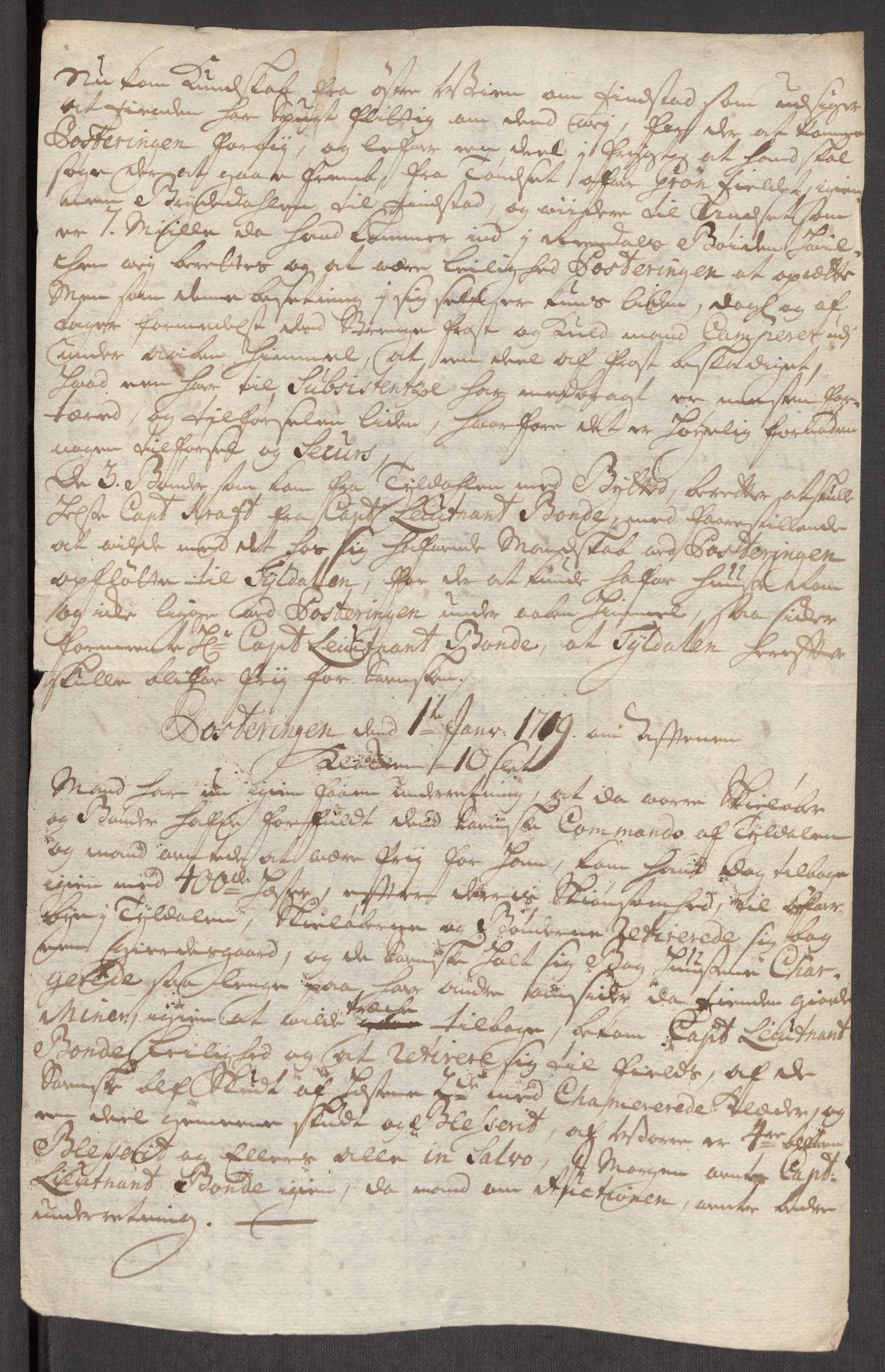 Kommanderende general (KG I) med Det norske krigsdirektorium, AV/RA-EA-5419/E/Eb/L0012: Kunnskap om fienden, kronologisk ordnet, 1718-1719, s. 523