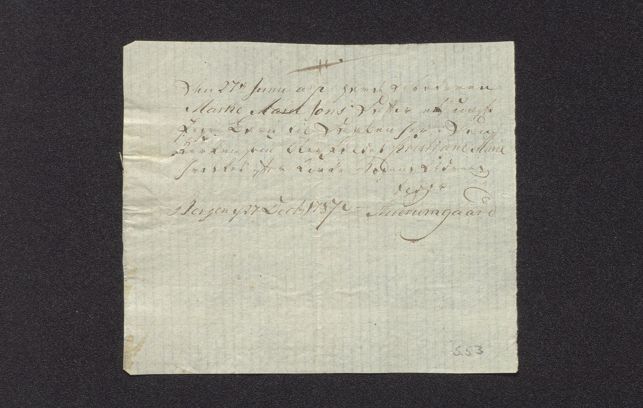 Overfattigkommisjonen i Bergen, AV/SAB-A-89001/F/L0003: Utdelingsbok for fattige i Domkirkesoknet, 1786-1790