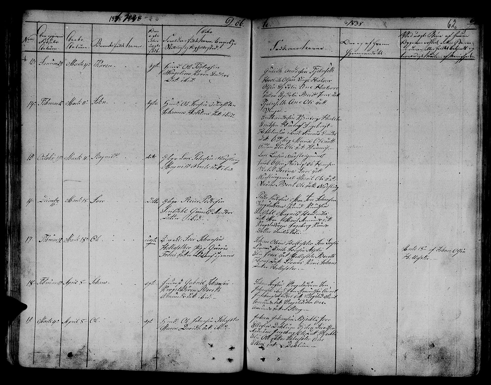 Ministerialprotokoller, klokkerbøker og fødselsregistre - Sør-Trøndelag, SAT/A-1456/630/L0492: Ministerialbok nr. 630A05, 1830-1840, s. 62
