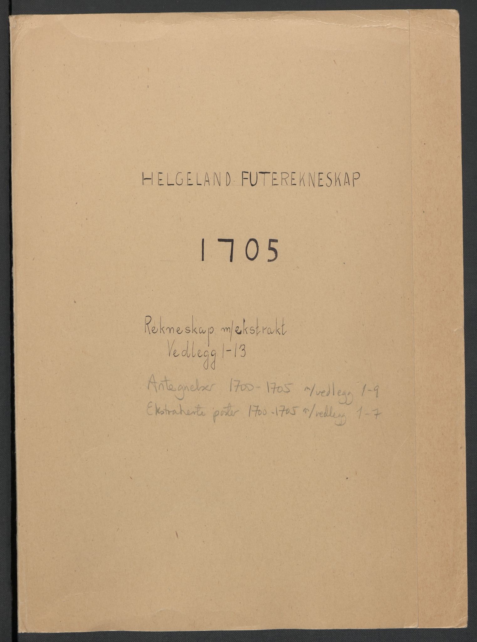 Rentekammeret inntil 1814, Reviderte regnskaper, Fogderegnskap, AV/RA-EA-4092/R65/L4508: Fogderegnskap Helgeland, 1702-1705, s. 351