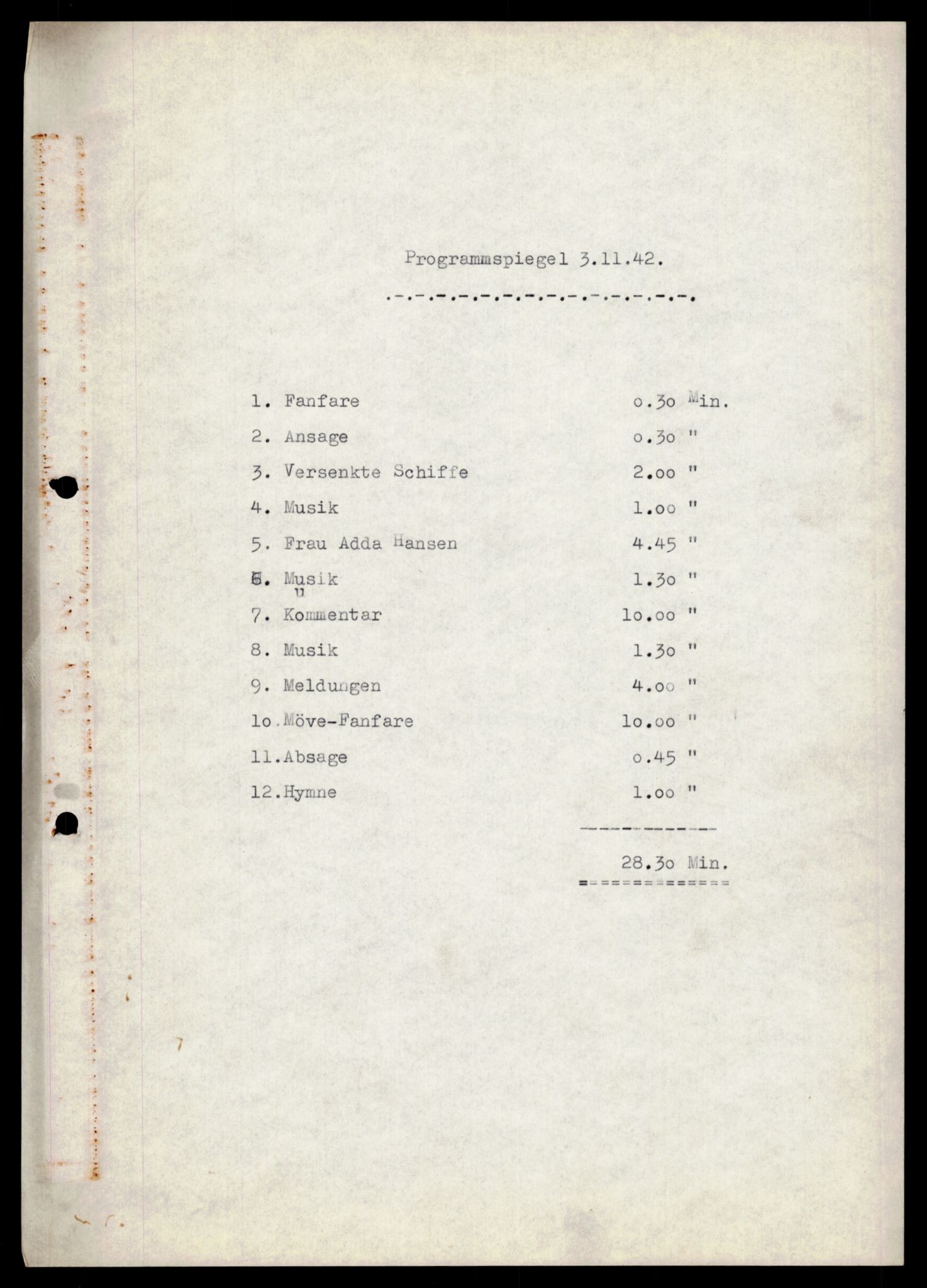 Forsvarets Overkommando. 2 kontor. Arkiv 11.4. Spredte tyske arkivsaker, AV/RA-RAFA-7031/D/Dar/Darb/L0009: Reichskommissariat - Hauptabteilung Volksaufklärung und Propaganda, 1940-1942, s. 1147