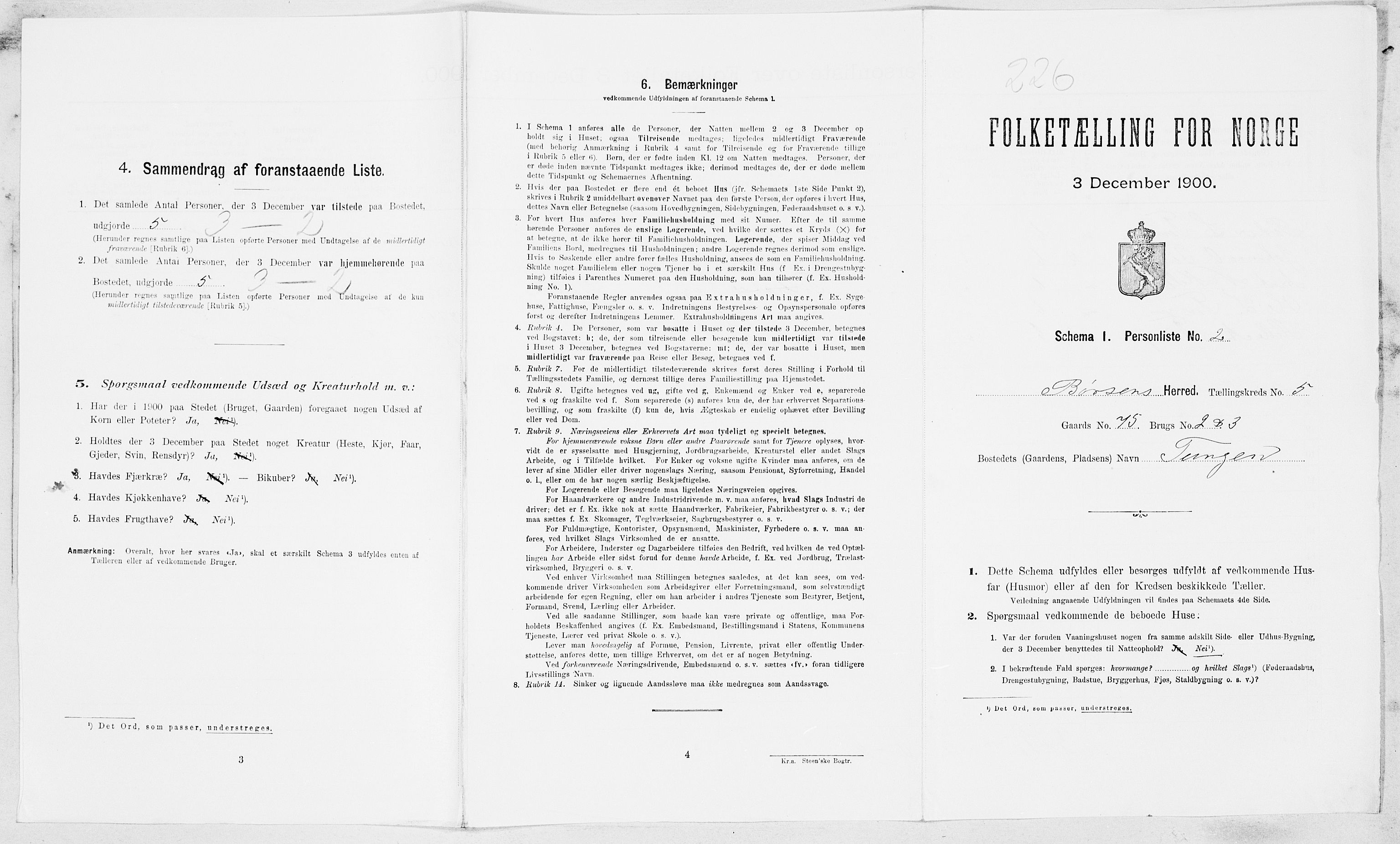 SAT, Folketelling 1900 for 1658 Børsa herred, 1900, s. 557