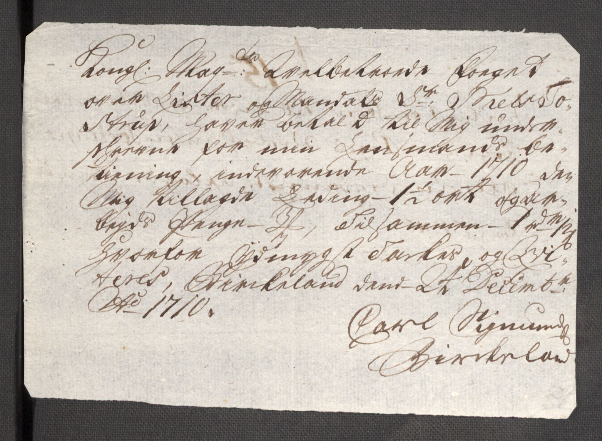 Rentekammeret inntil 1814, Reviderte regnskaper, Fogderegnskap, AV/RA-EA-4092/R43/L2553: Fogderegnskap Lista og Mandal, 1710, s. 59