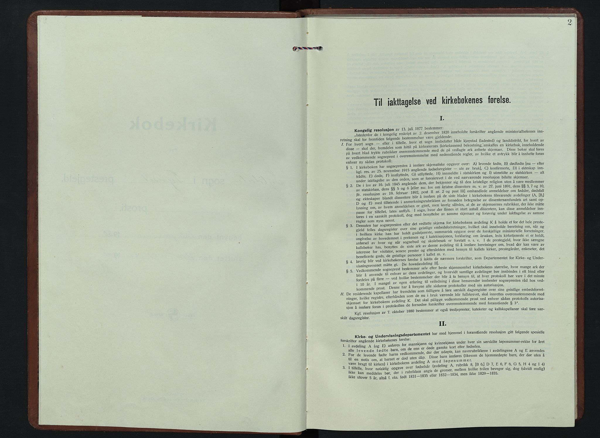 Tynset prestekontor, AV/SAH-PREST-058/H/Ha/Hab/L0013: Klokkerbok nr. 13, 1930-1946, s. 2