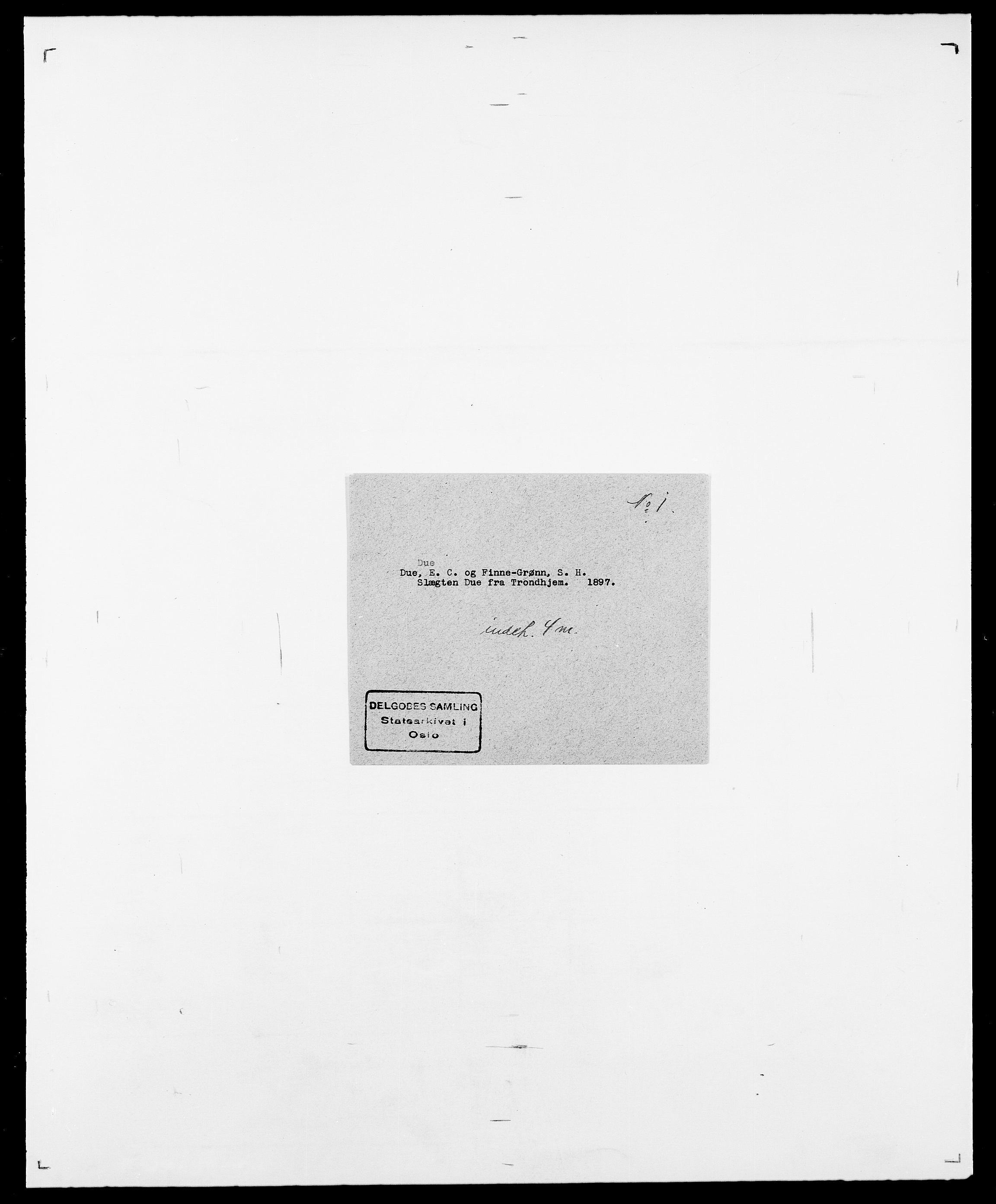 Delgobe, Charles Antoine - samling, SAO/PAO-0038/D/Da/L0009: Dahl - v. Düren, s. 807
