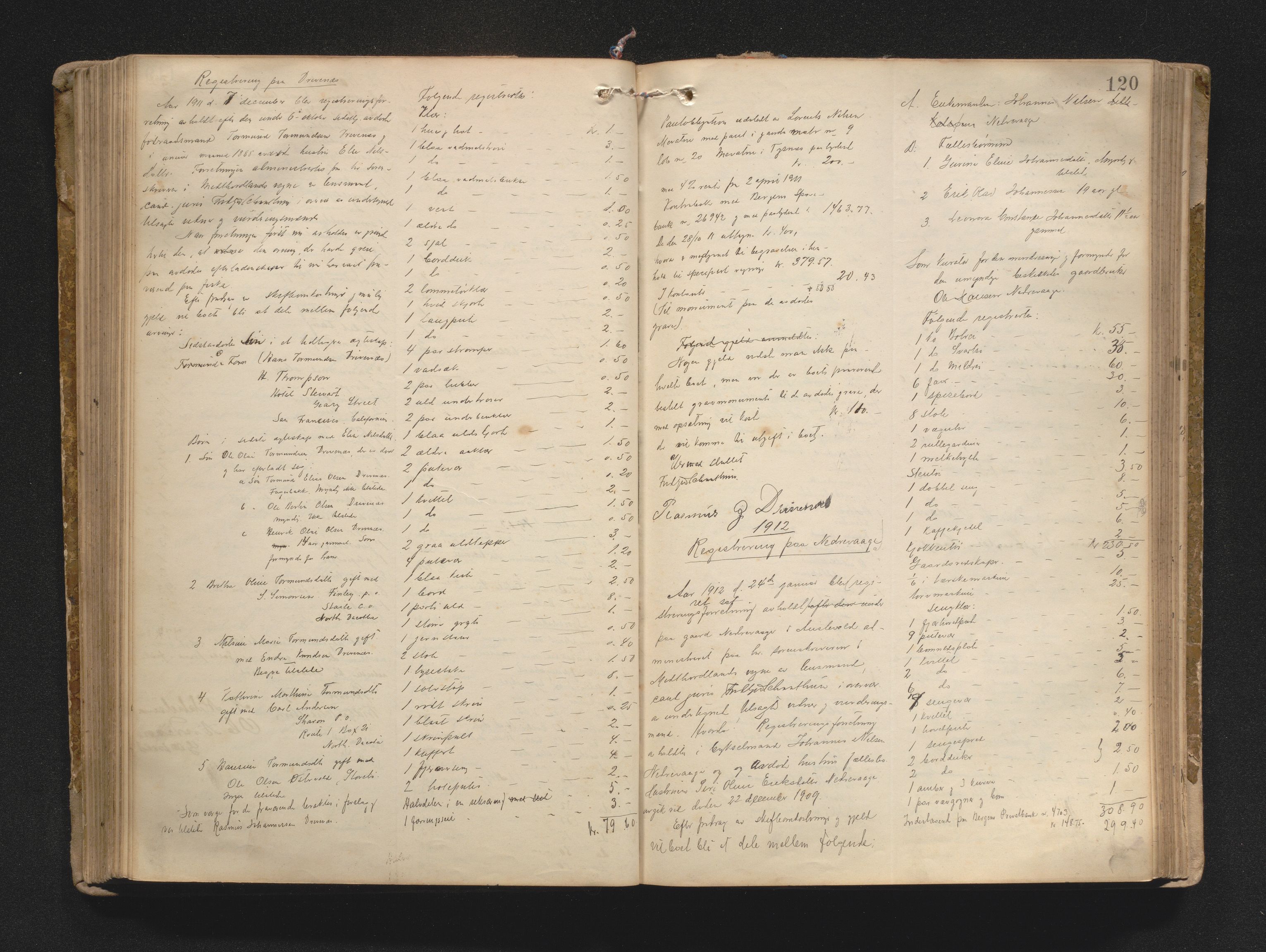 Lensmannen i Sund og Austevoll, AV/SAB-A-35201/0006/L0012: Registreringsprotokoll, 1898-1925, s. 119b-120a