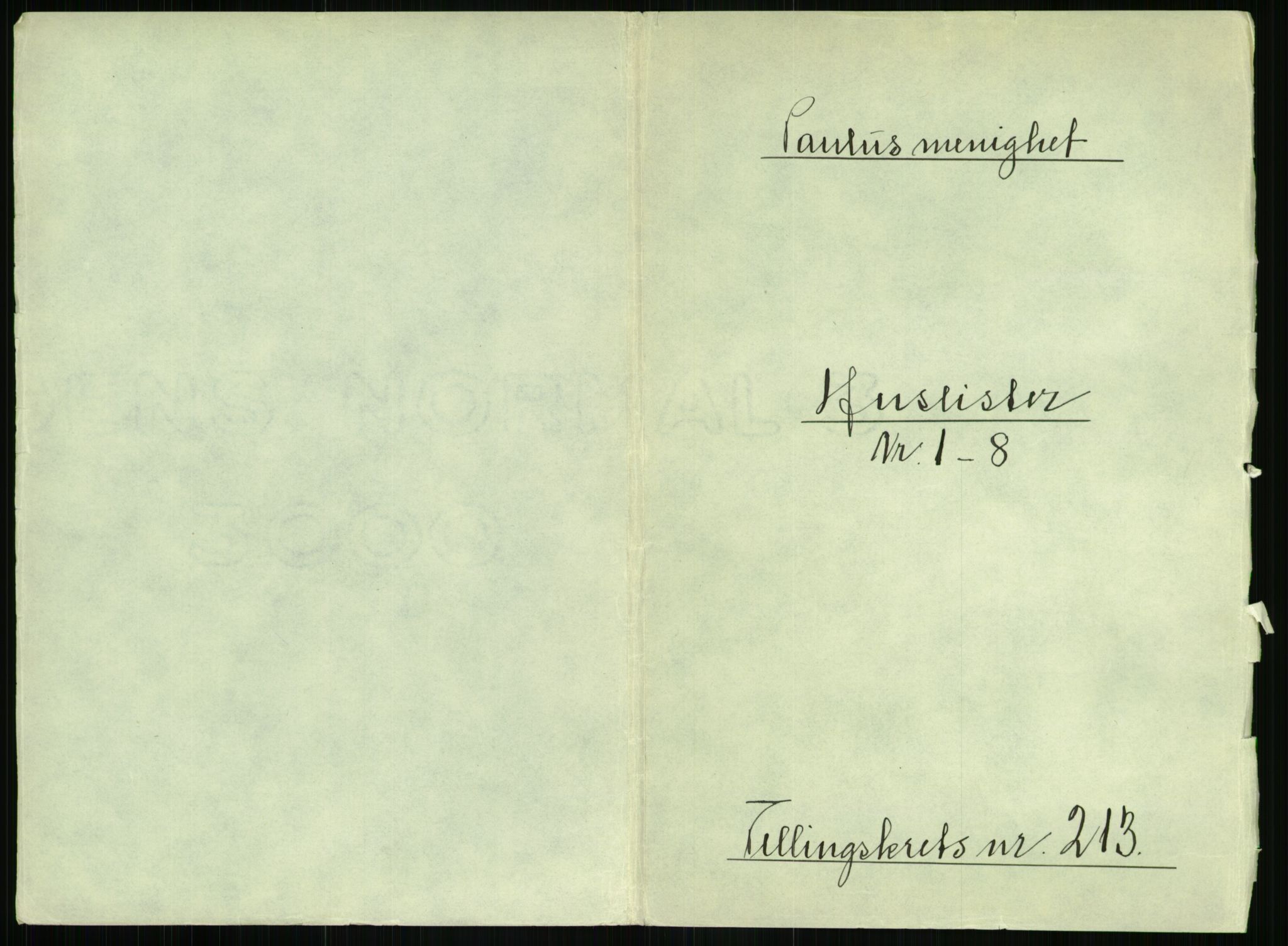 RA, Folketelling 1891 for 0301 Kristiania kjøpstad, 1891, s. 126949