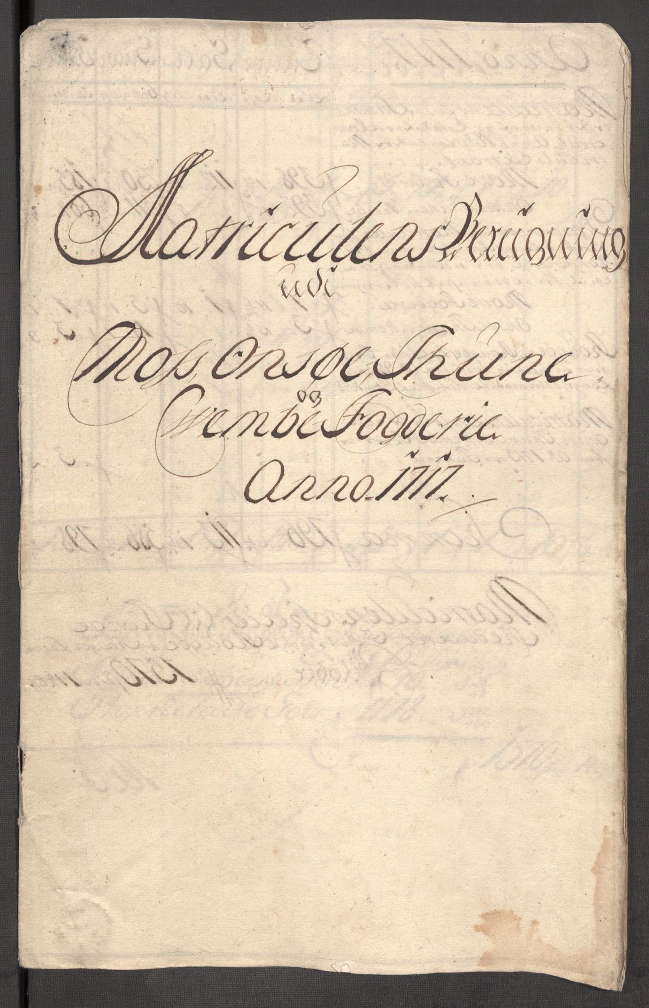 Rentekammeret inntil 1814, Reviderte regnskaper, Fogderegnskap, RA/EA-4092/R04/L0141: Fogderegnskap Moss, Onsøy, Tune, Veme og Åbygge, 1717, s. 15