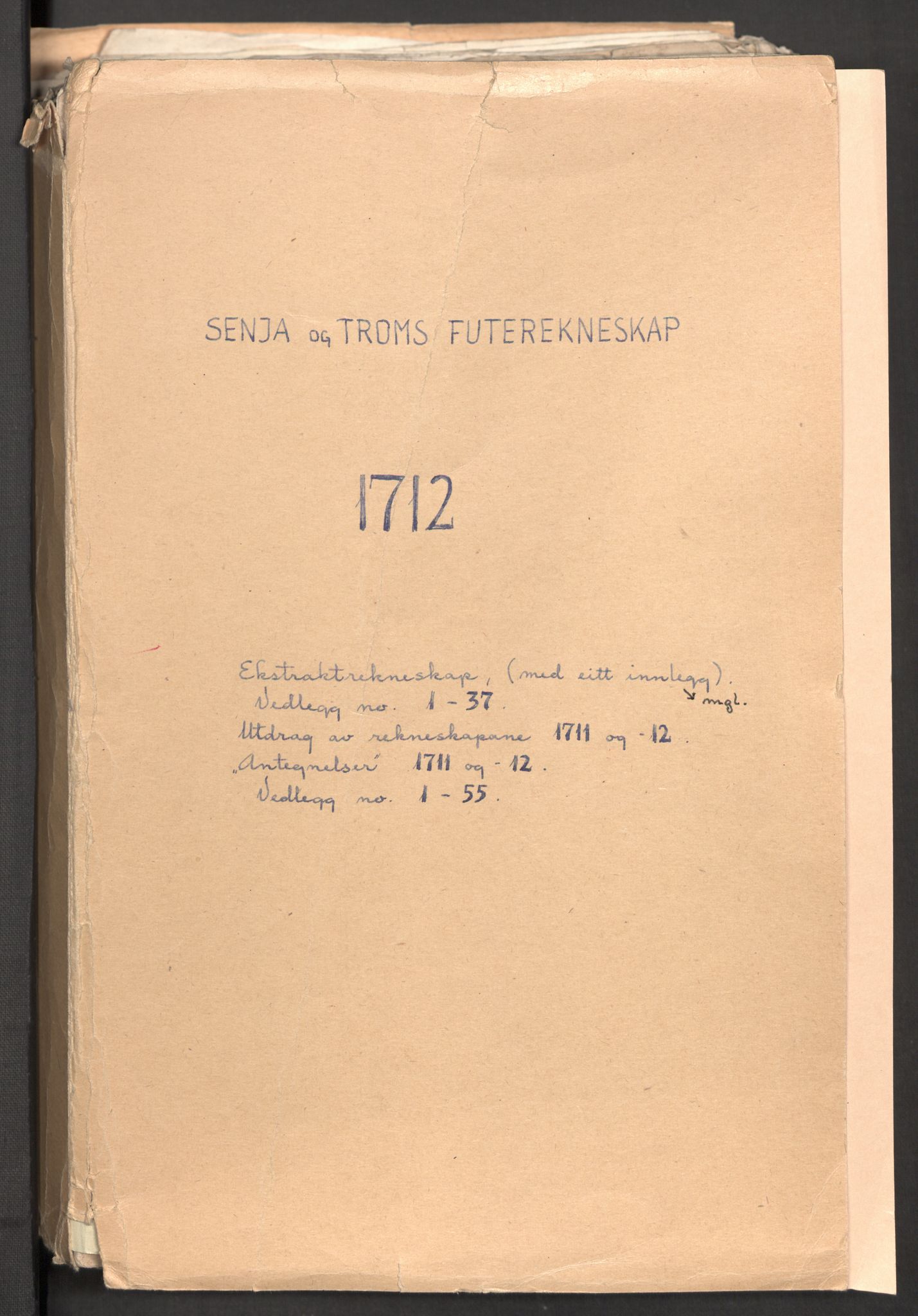 Rentekammeret inntil 1814, Reviderte regnskaper, Fogderegnskap, RA/EA-4092/R68/L4758: Fogderegnskap Senja og Troms, 1711-1712, s. 297