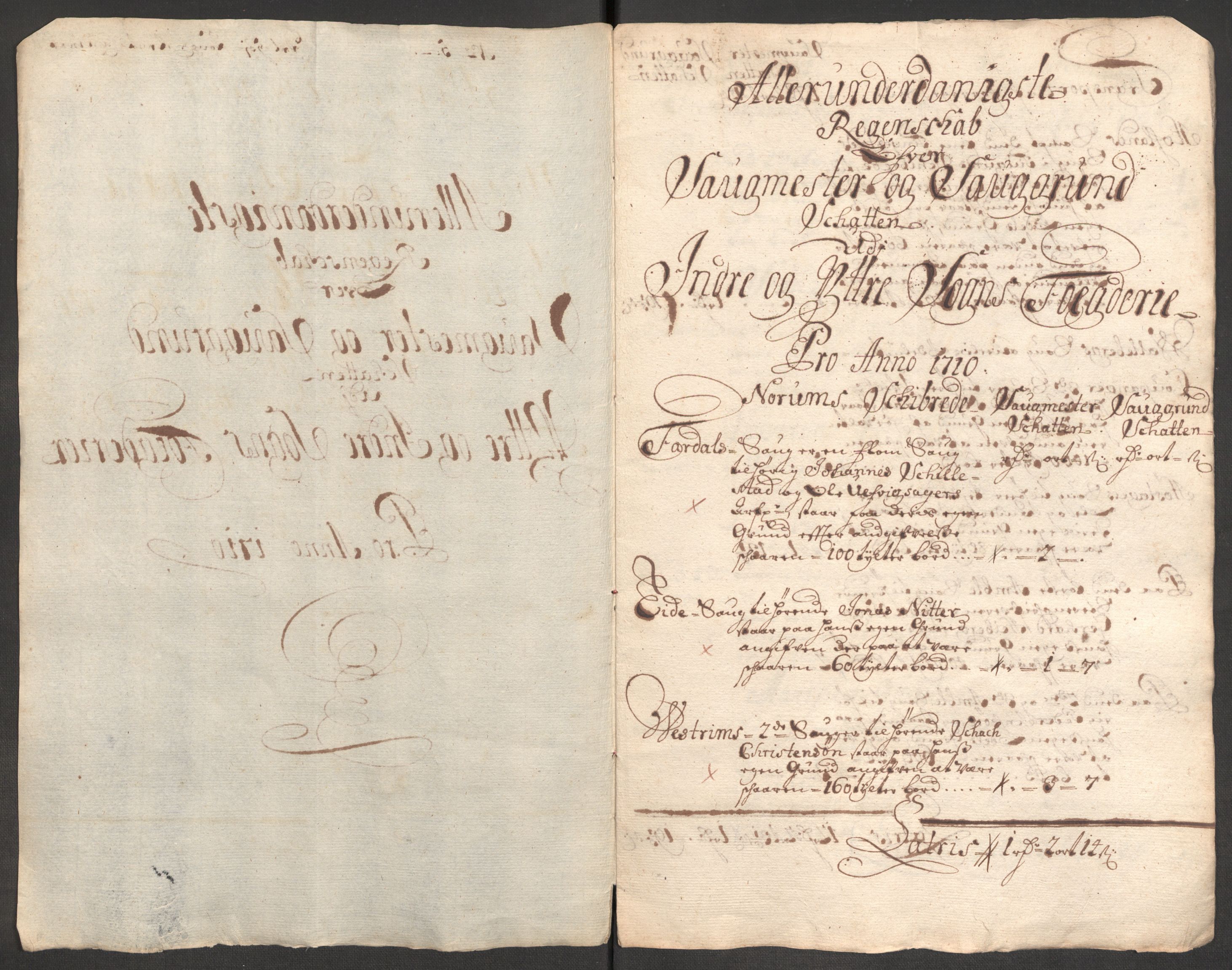 Rentekammeret inntil 1814, Reviderte regnskaper, Fogderegnskap, AV/RA-EA-4092/R52/L3316: Fogderegnskap Sogn, 1709-1710, s. 326