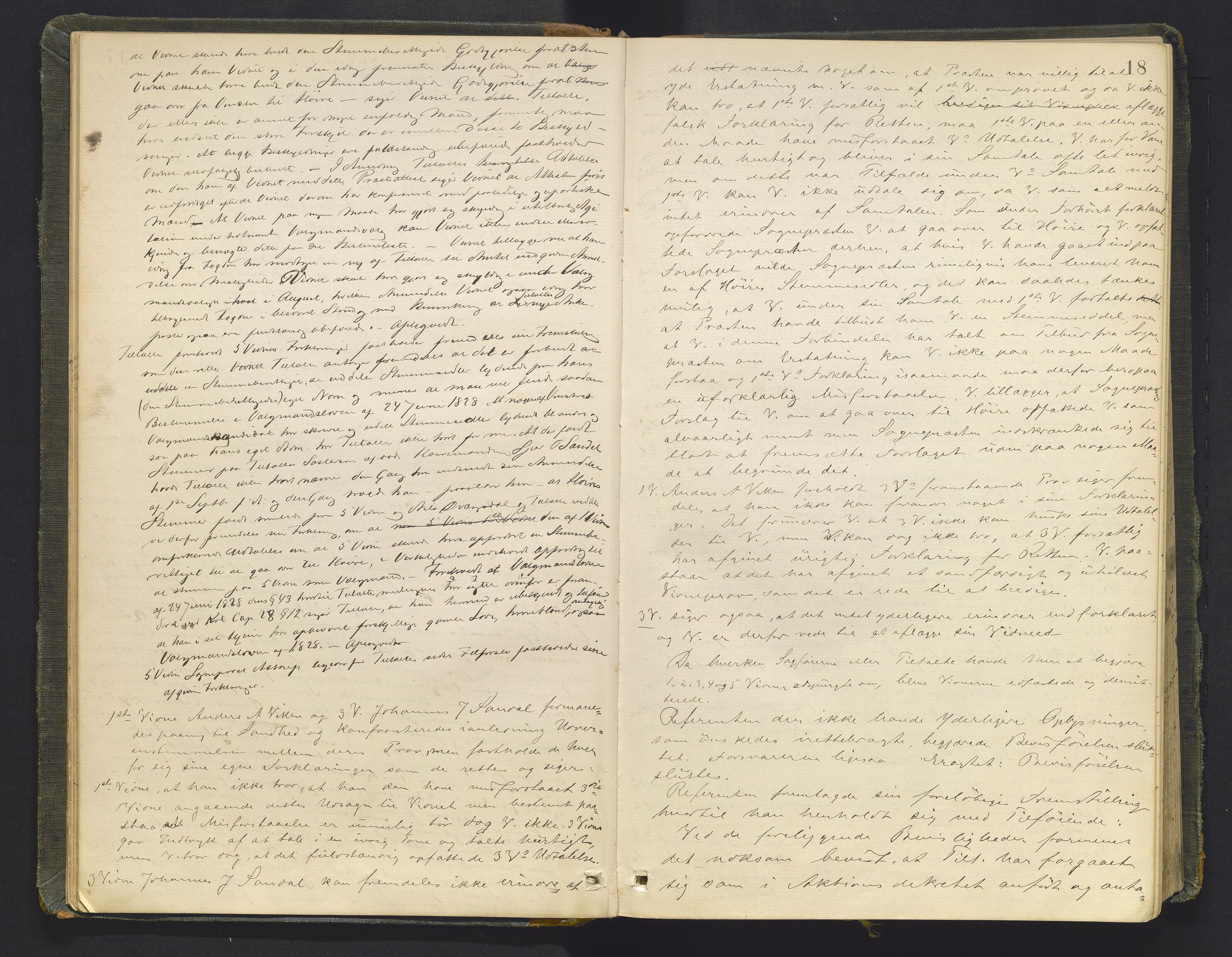 Sunnfjord tingrett, AV/SAB-A-3201/1/F/Fb/Fba/L0053: Ekstrarettsprotokoll, 1888-1897, s. 17b-18a