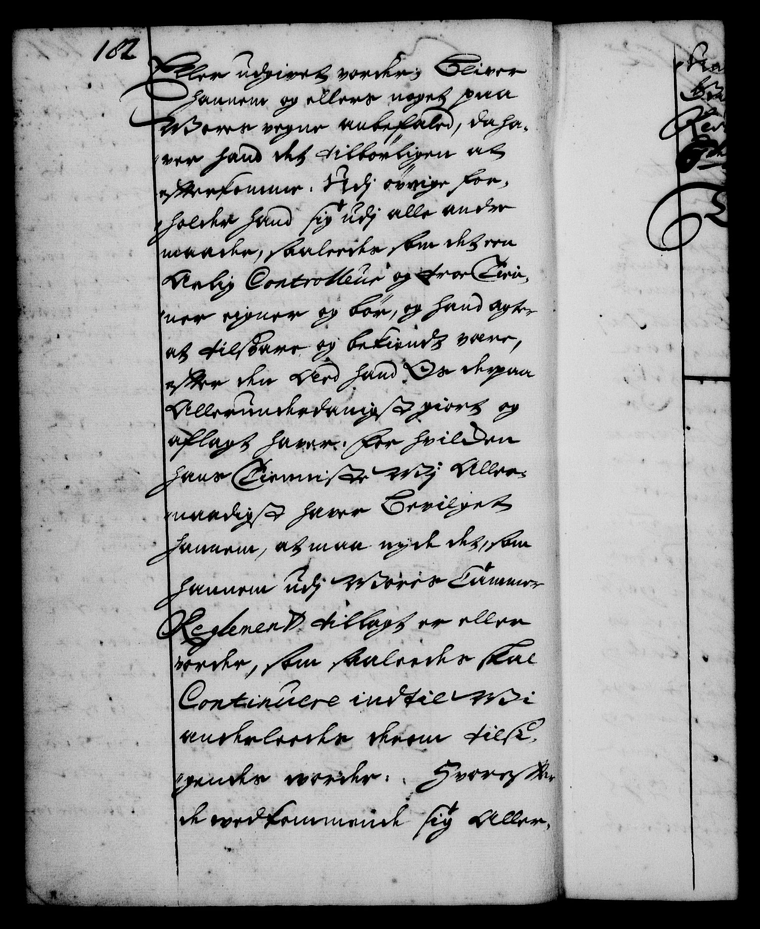Rentekammeret, Kammerkanselliet, RA/EA-3111/G/Gg/Gge/L0001: Norsk bestallingsprotokoll med register (merket RK 53.25), 1720-1730, s. 182