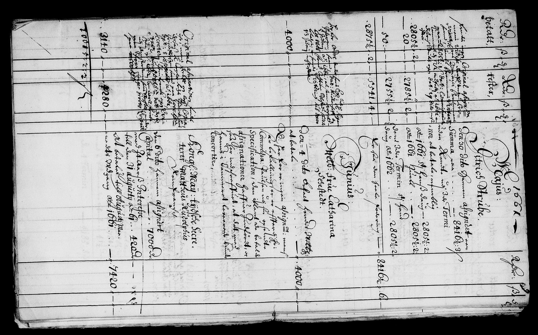 Rentekammeret inntil 1814, Reviderte regnskaper, Stiftamtstueregnskaper, Landkommissariatet på Akershus og Akershus stiftamt, AV/RA-EA-5869/R/Ra/L0012: Landkommissariatet på Akershus, 1661-1662