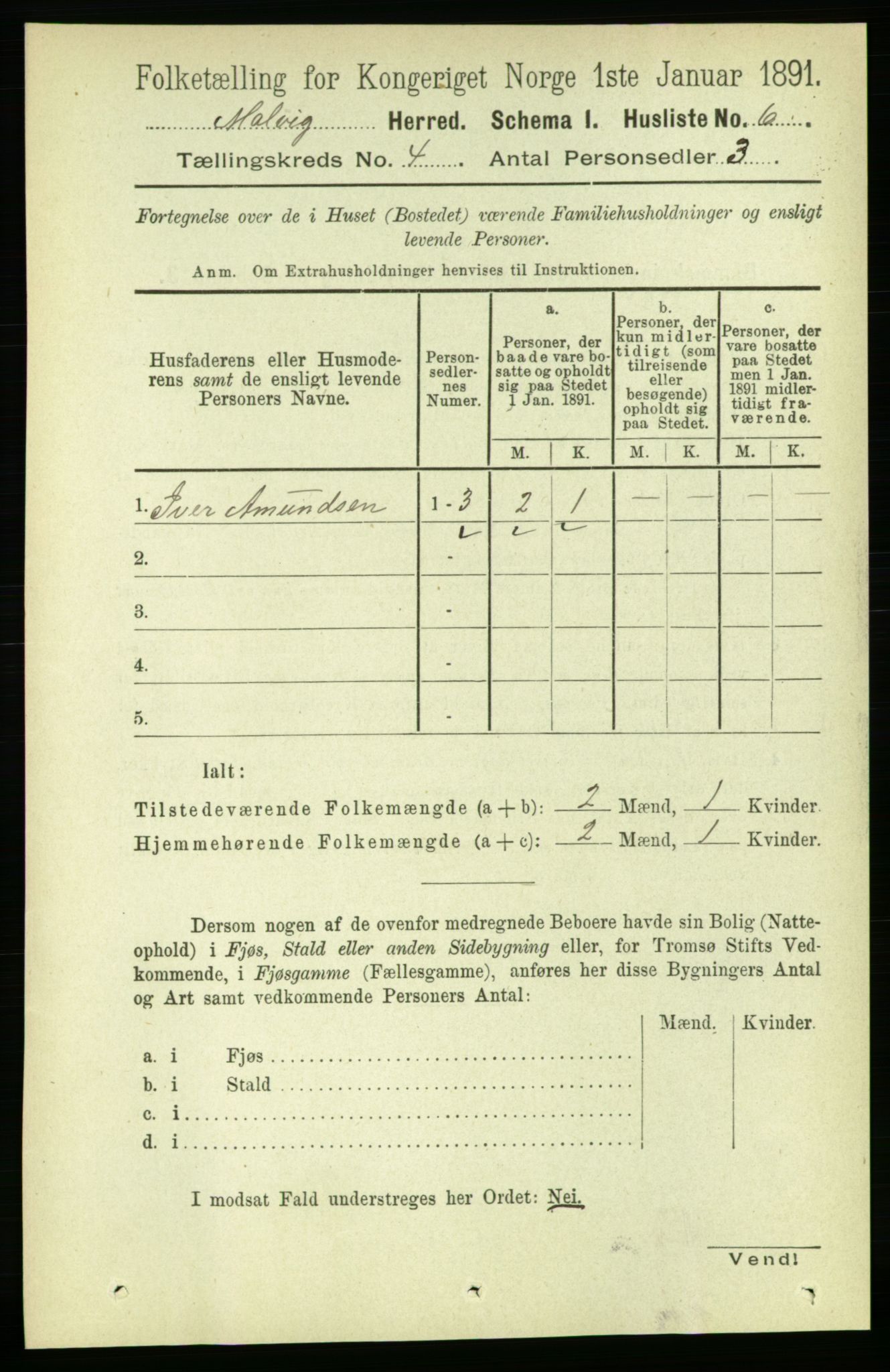 RA, Folketelling 1891 for 1663 Malvik herred, 1891, s. 2650