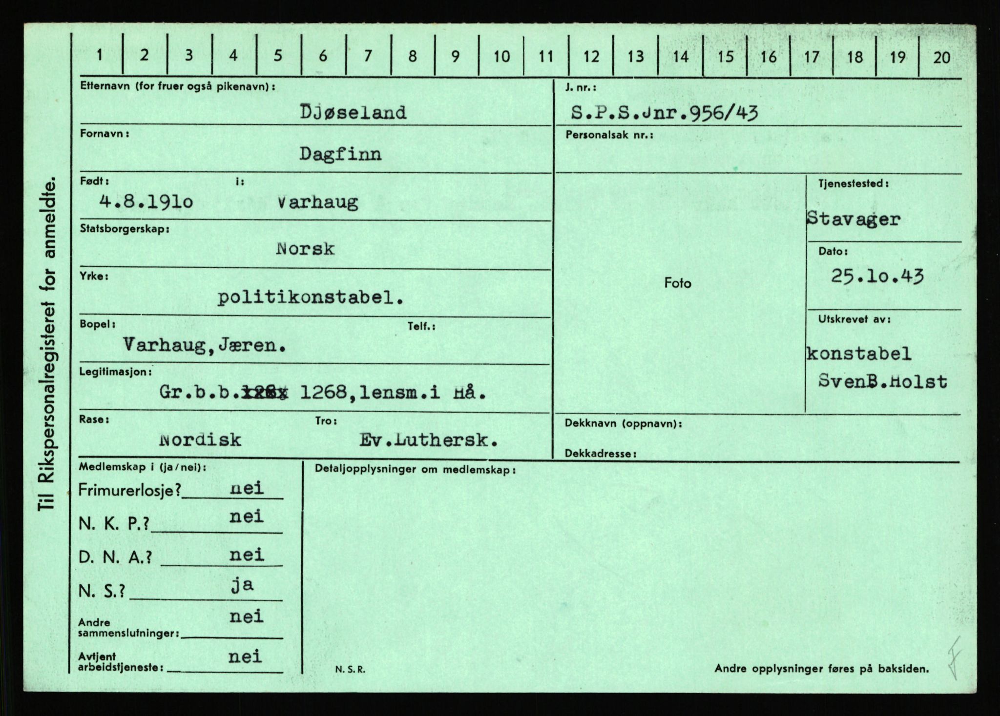 Statspolitiet - Hovedkontoret / Osloavdelingen, AV/RA-S-1329/C/Ca/L0003: Brechan - Eichinger	, 1943-1945, s. 4058