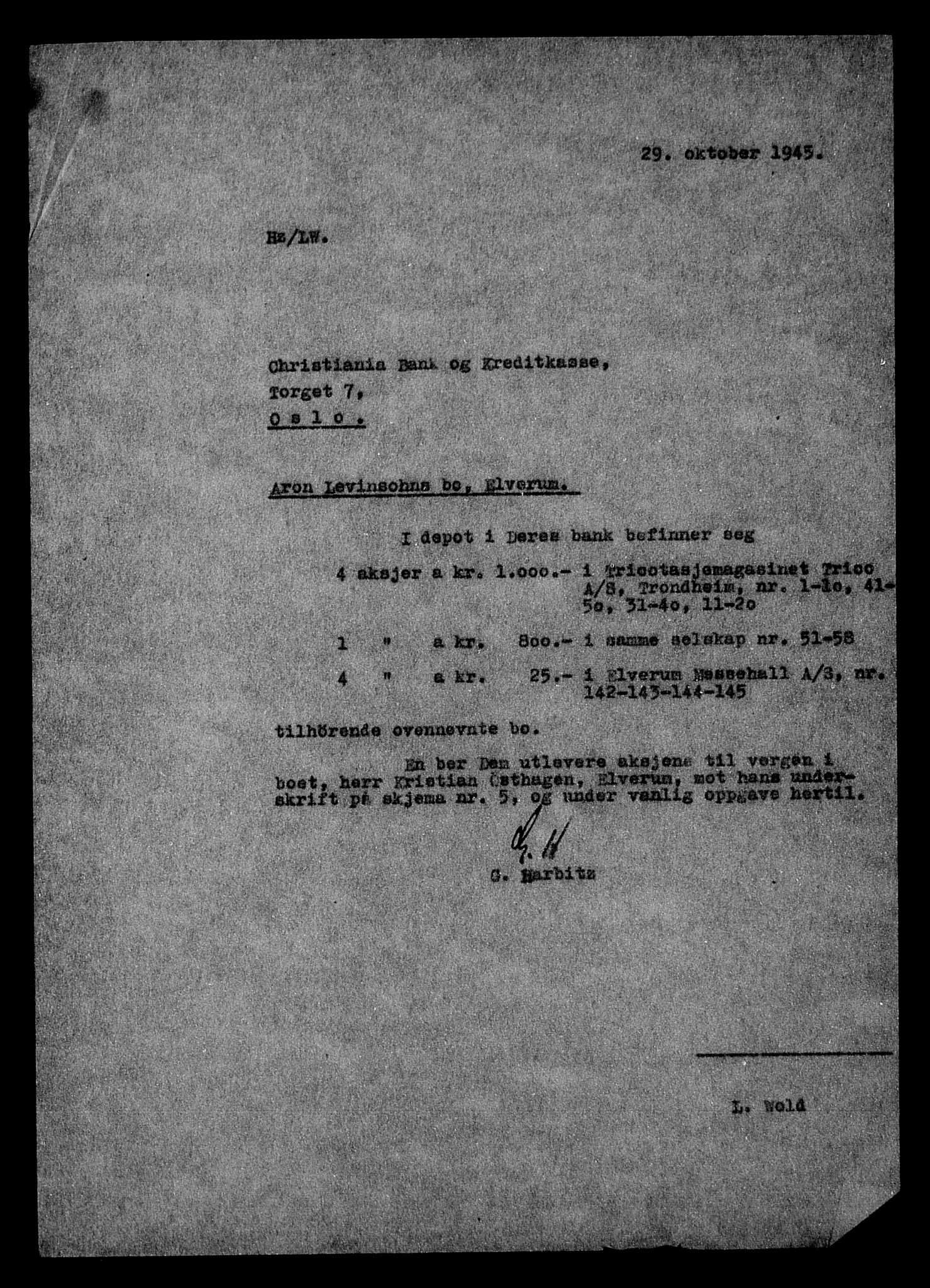Justisdepartementet, Tilbakeføringskontoret for inndratte formuer, AV/RA-S-1564/H/Hc/Hcd/L1003: --, 1945-1947, s. 10