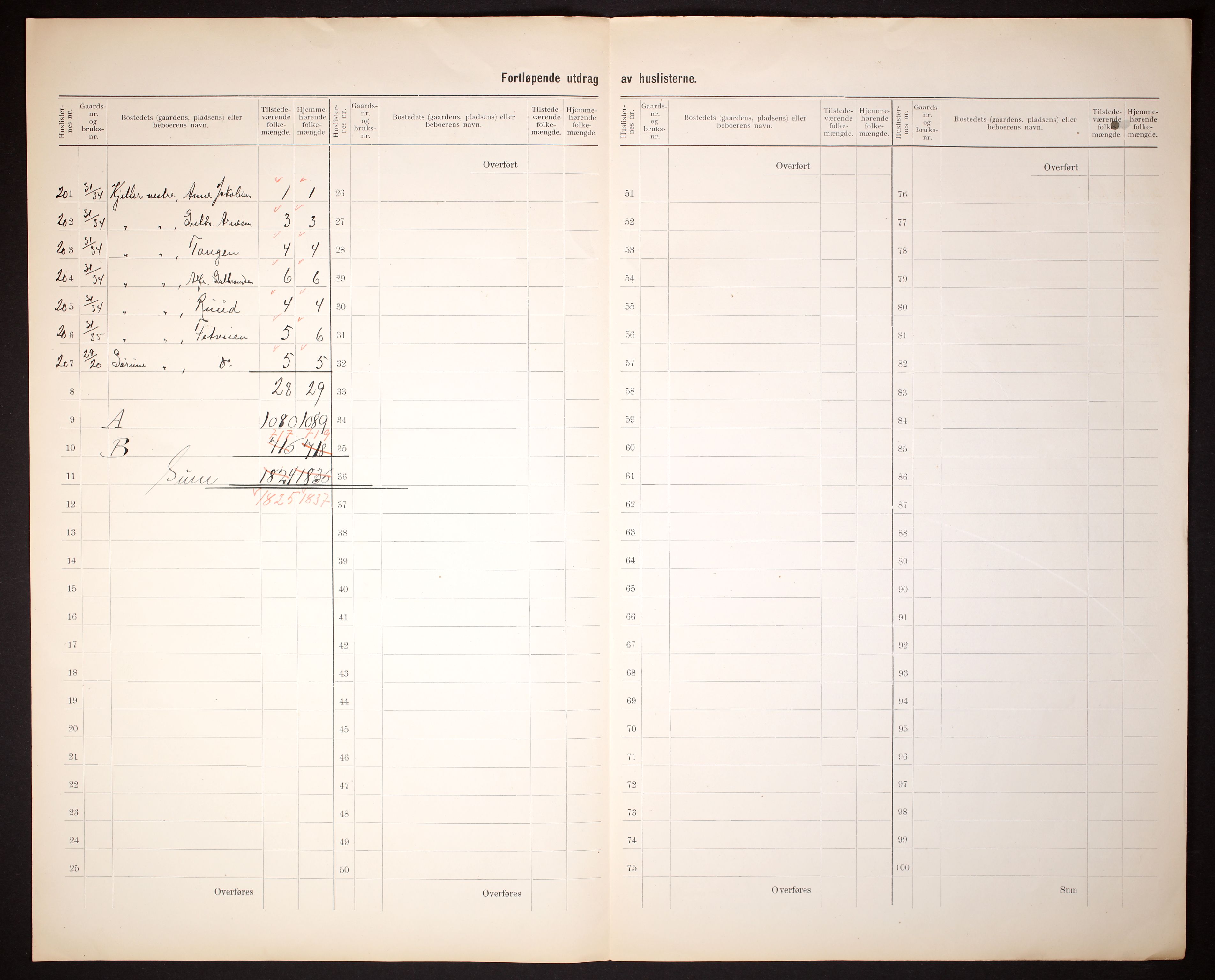 RA, Folketelling 1910 for 0232 Lillestrøm herred, 1910, s. 11