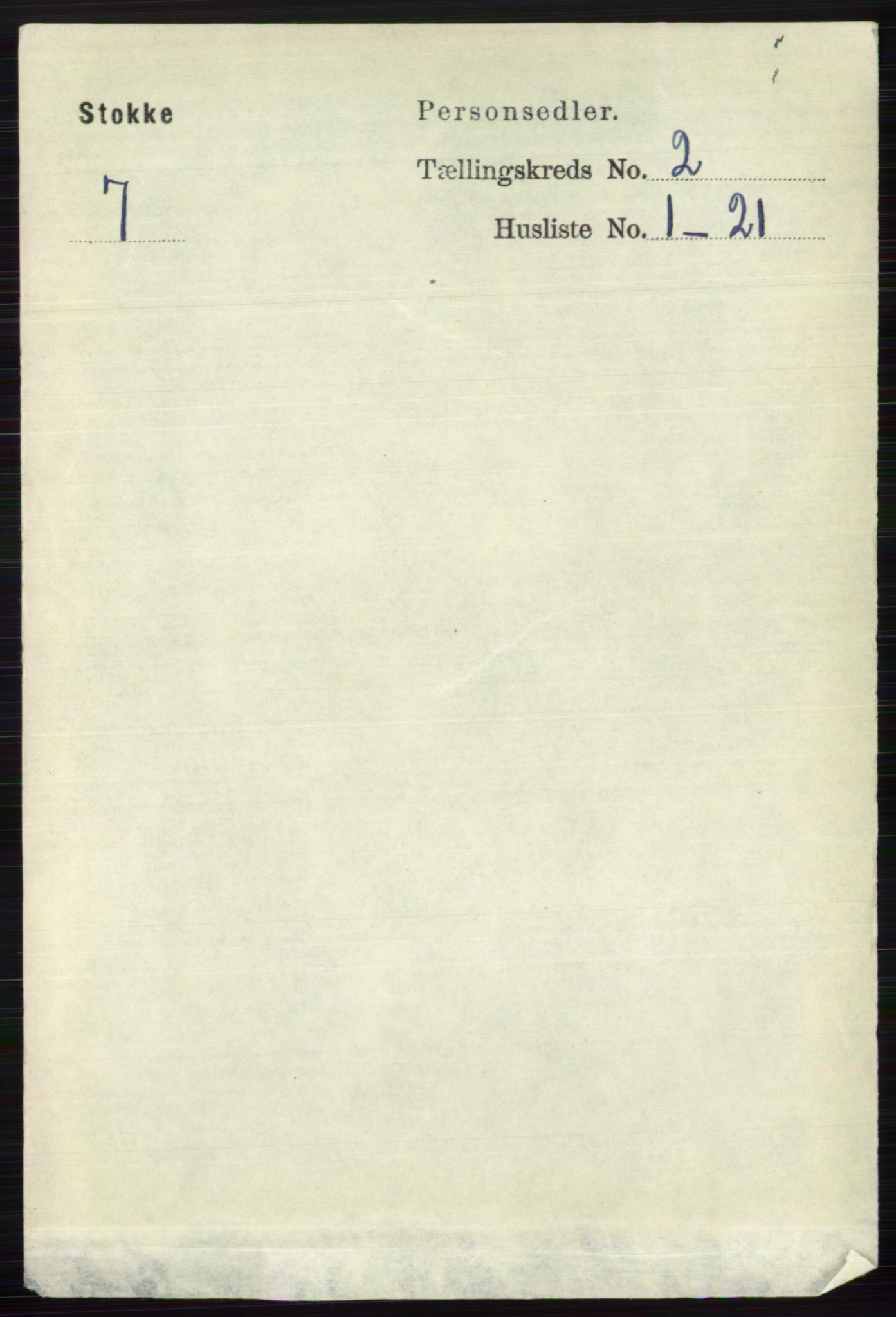 RA, Folketelling 1891 for 0720 Stokke herred, 1891, s. 945