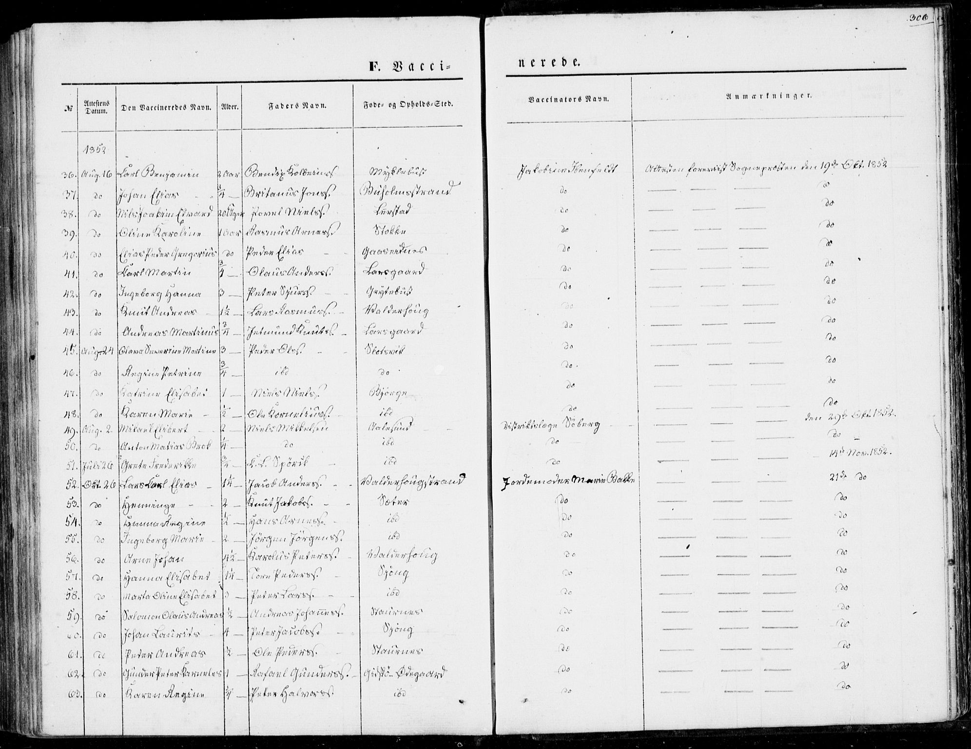Ministerialprotokoller, klokkerbøker og fødselsregistre - Møre og Romsdal, AV/SAT-A-1454/528/L0397: Ministerialbok nr. 528A08, 1848-1858, s. 306