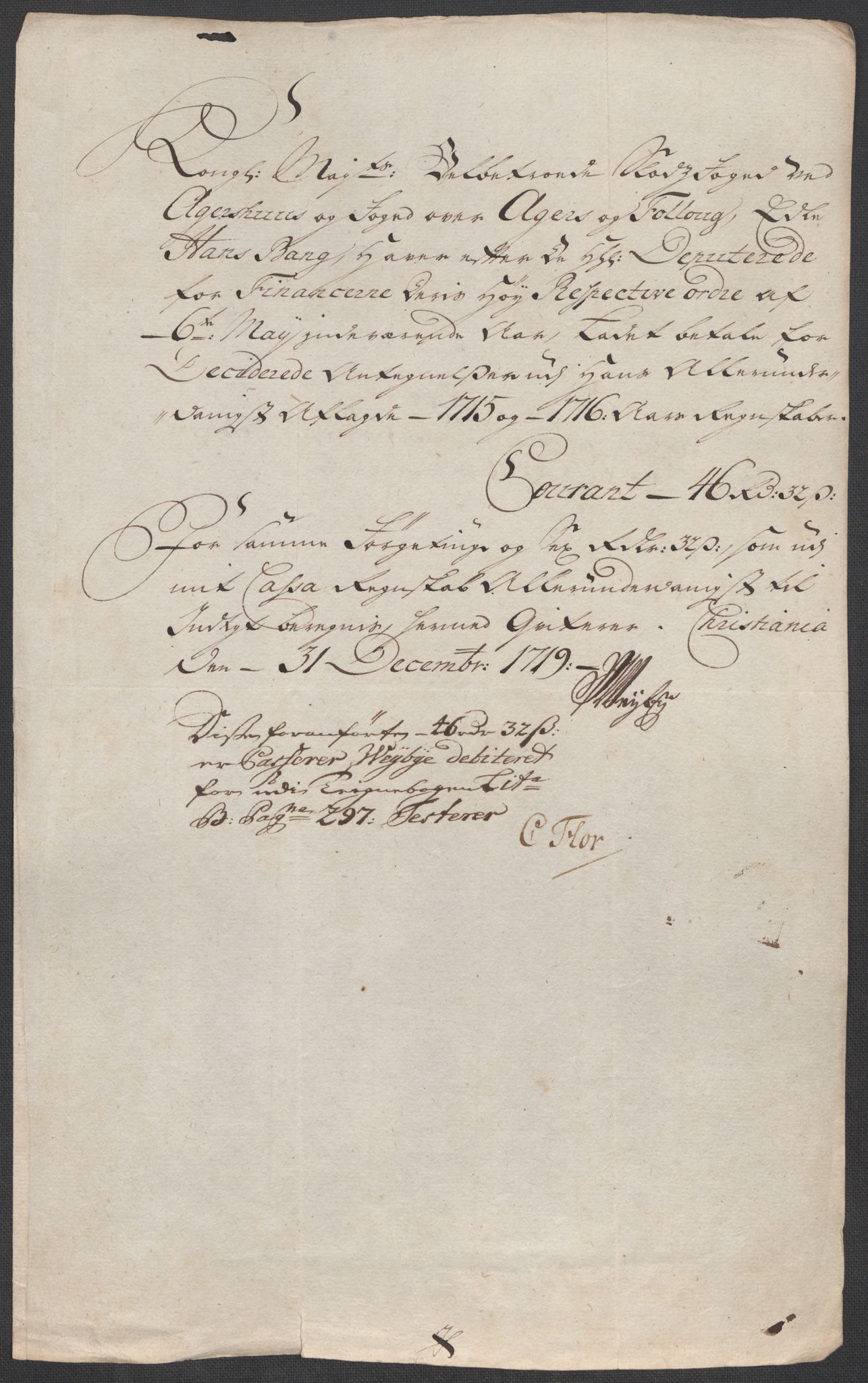 Rentekammeret inntil 1814, Reviderte regnskaper, Fogderegnskap, AV/RA-EA-4092/R10/L0454: Fogderegnskap Aker og Follo, 1716, s. 573