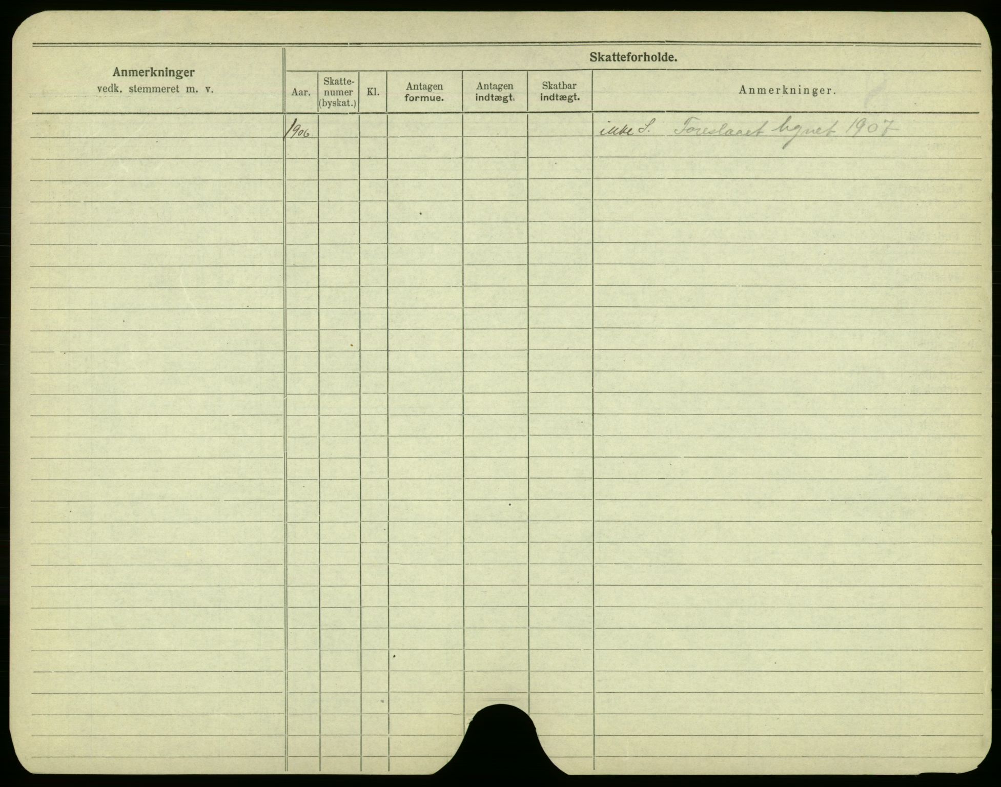 Oslo folkeregister, Registerkort, AV/SAO-A-11715/F/Fa/Fac/L0002: Menn, 1906-1914, s. 1001b