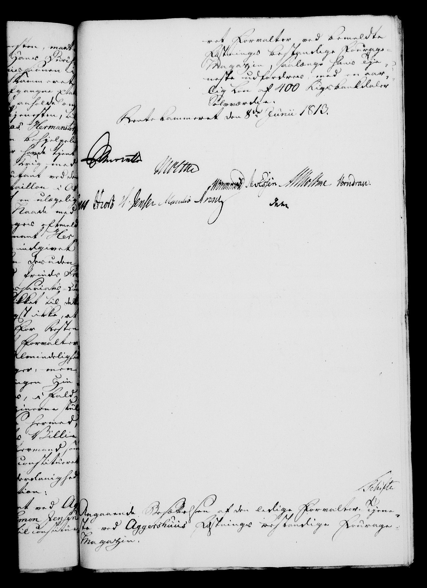 Rentekammeret, Kammerkanselliet, RA/EA-3111/G/Gf/Gfa/L0095: Norsk relasjons- og resolusjonsprotokoll (merket RK 52.95), 1813-1814, s. 317