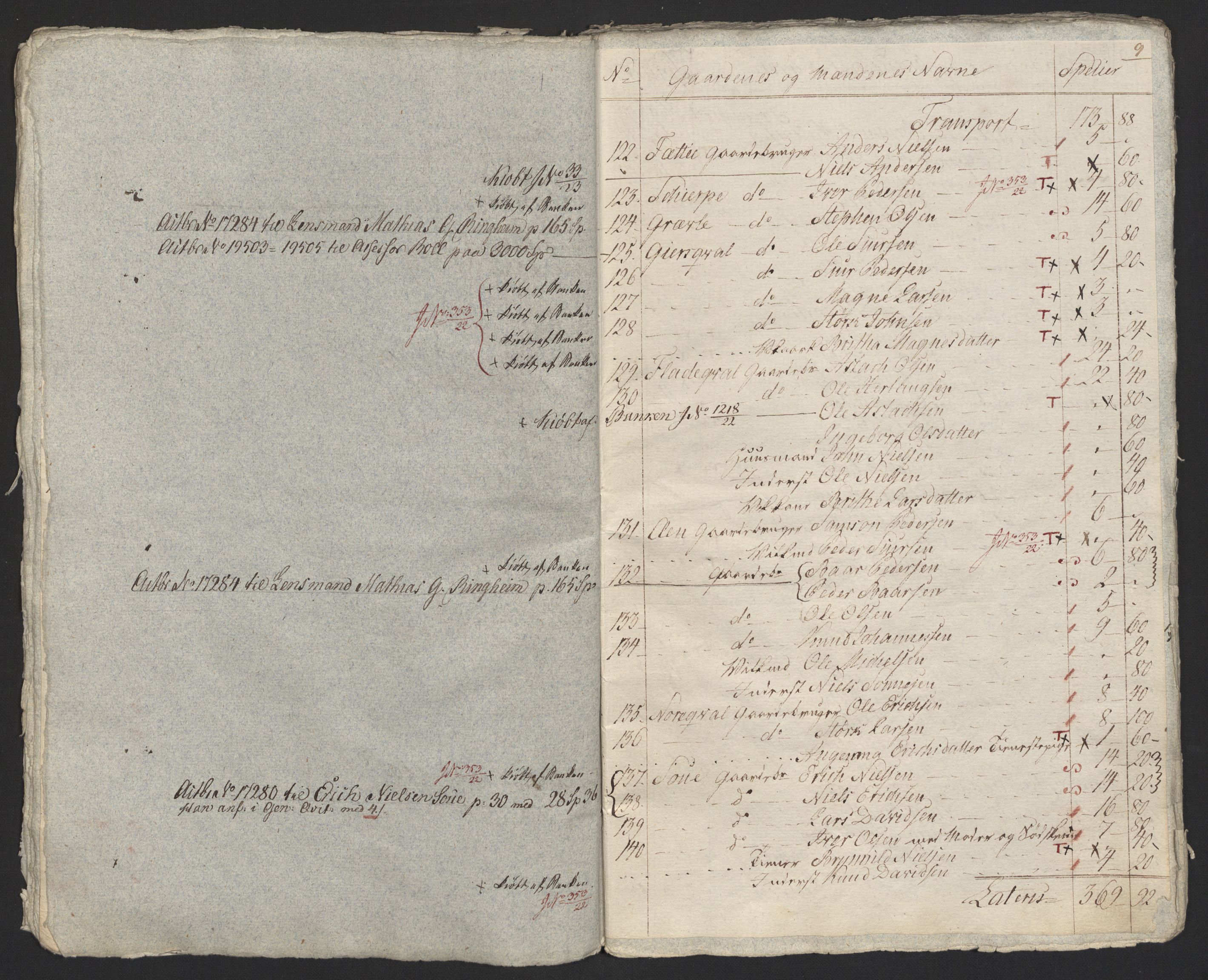 Sølvskatten 1816, NOBA/SOLVSKATTEN/A/L0039: Bind 40: Nordhordland og Voss fogderi, 1816-1824, s. 111