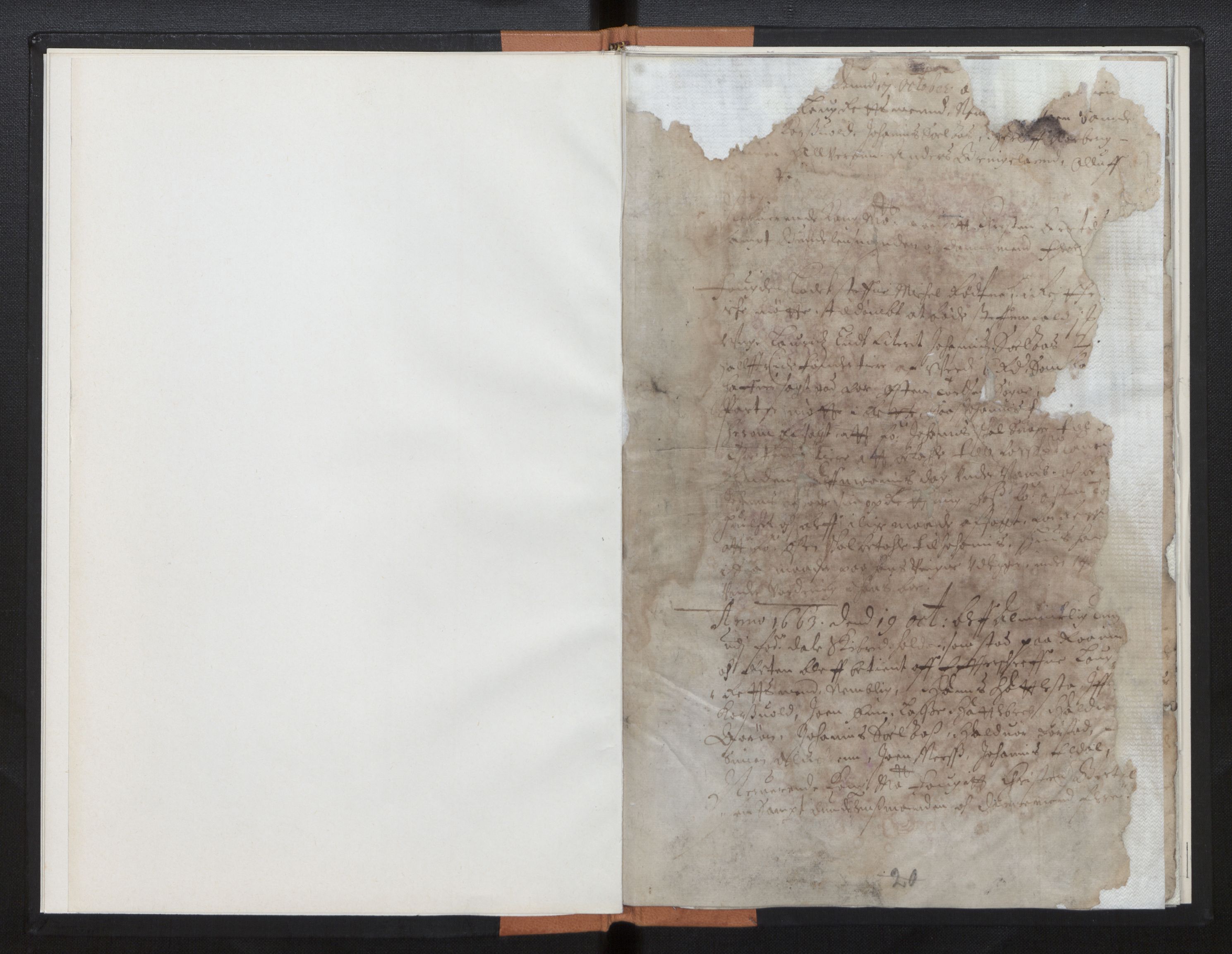 Sunnfjord tingrett, AV/SAB-A-3201/1/F/Fa/Faa/L0001: Tingbok, 1663, s. 20a