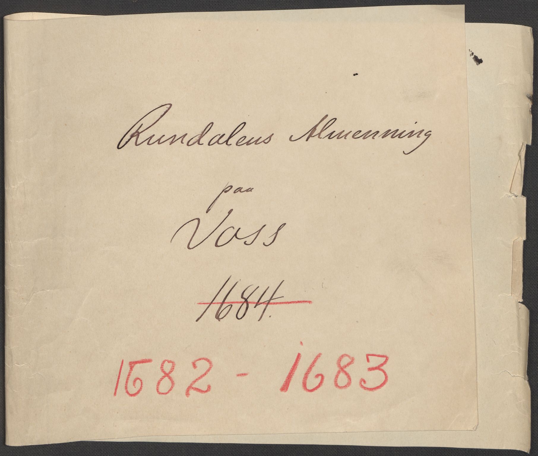 Rentekammeret inntil 1814, Realistisk ordnet avdeling, AV/RA-EA-4070/Fb/L0015: Dokumenter om Raundalen allmenning i Voss. Claus Miltzows sak, 1684, s. 159