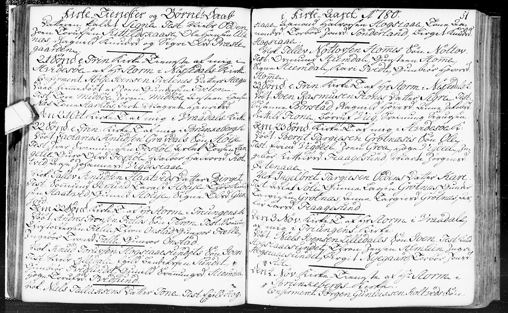 Kviteseid kirkebøker, SAKO/A-276/F/Fa/L0002: Ministerialbok nr. I 2, 1773-1786, s. 51