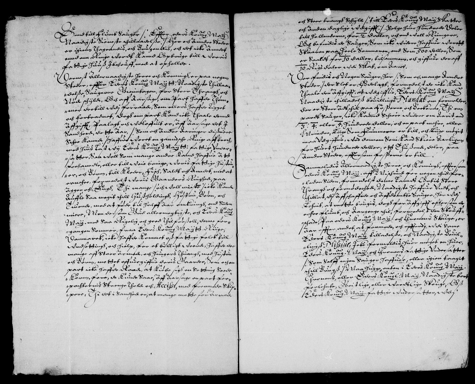 Danske Kanselli, Skapsaker, AV/RA-EA-4061/F/L0003: Skap 8, pakke 73-95, 1616-1691, s. 22