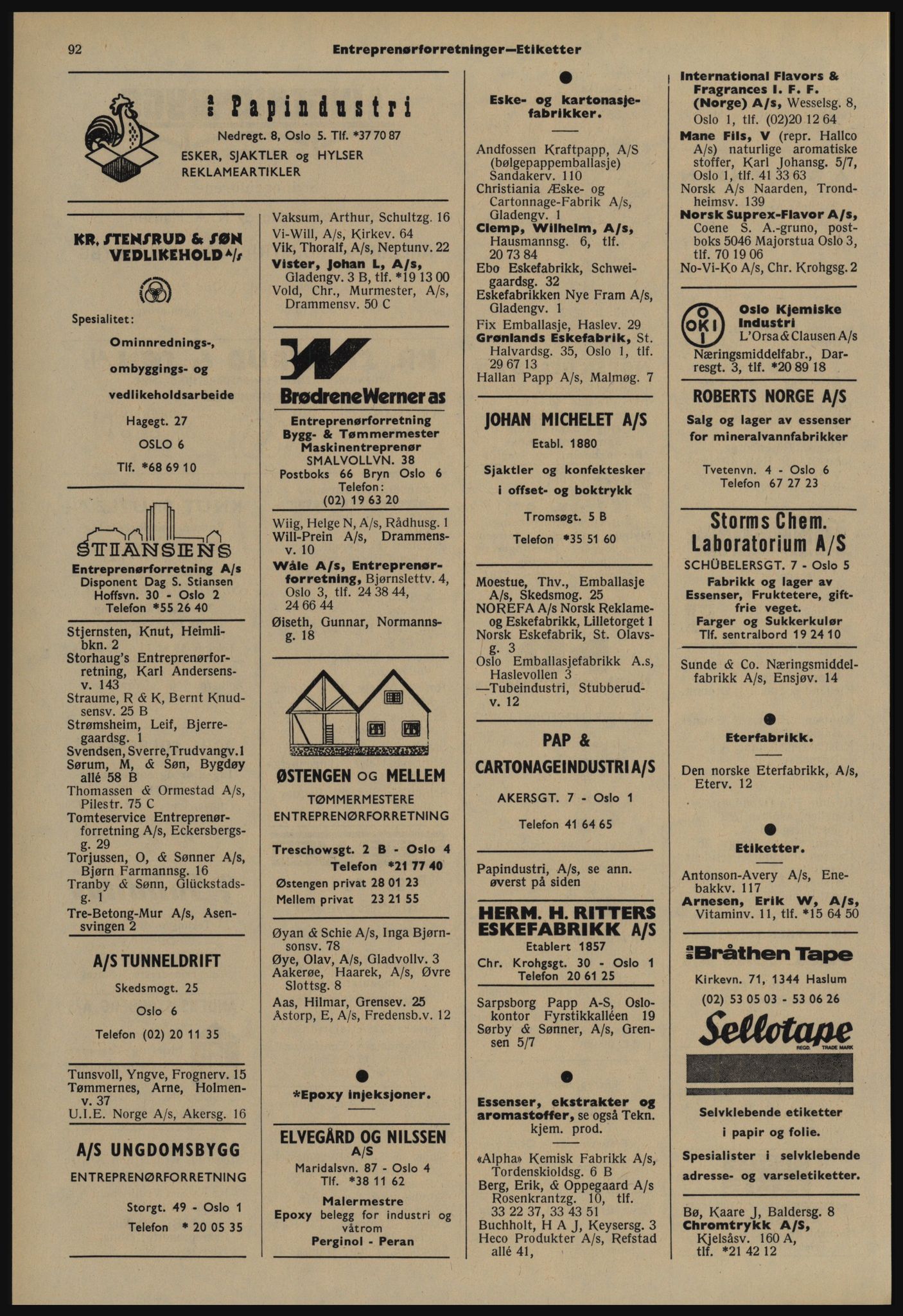 Kristiania/Oslo adressebok, PUBL/-, 1978-1979, s. 92