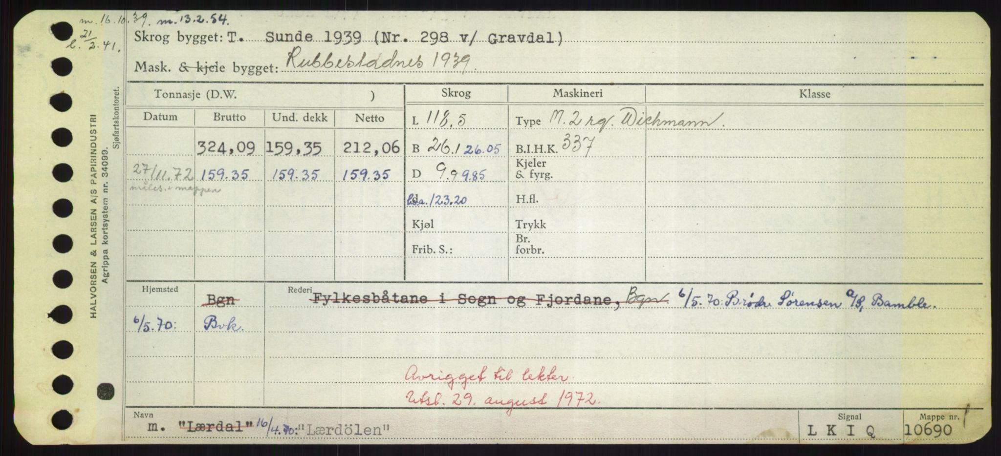 Sjøfartsdirektoratet med forløpere, Skipsmålingen, AV/RA-S-1627/H/Hd/L0023: Fartøy, Lia-Løv, s. 525