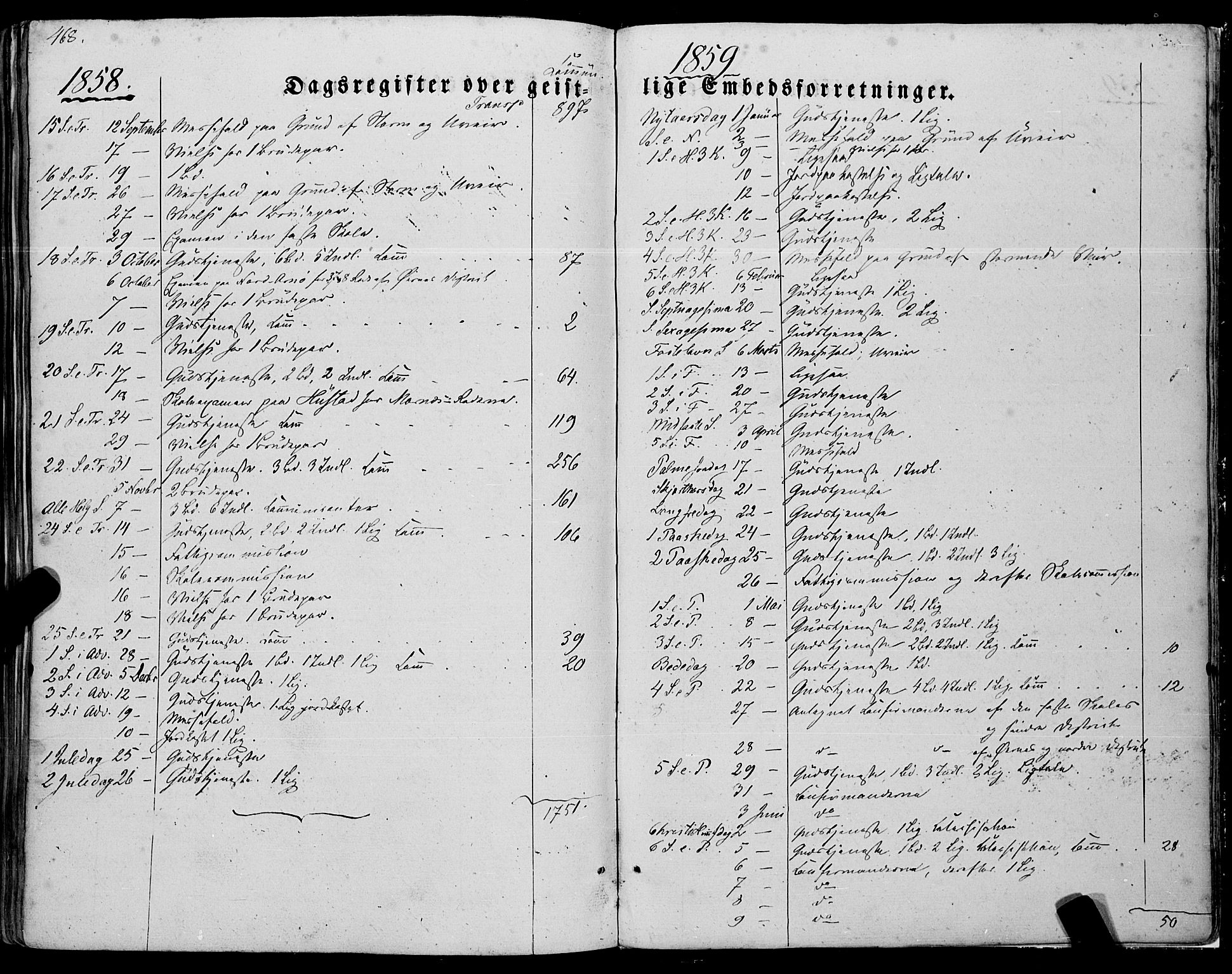 Ministerialprotokoller, klokkerbøker og fødselsregistre - Nordland, AV/SAT-A-1459/805/L0097: Ministerialbok nr. 805A04, 1837-1861, s. 468