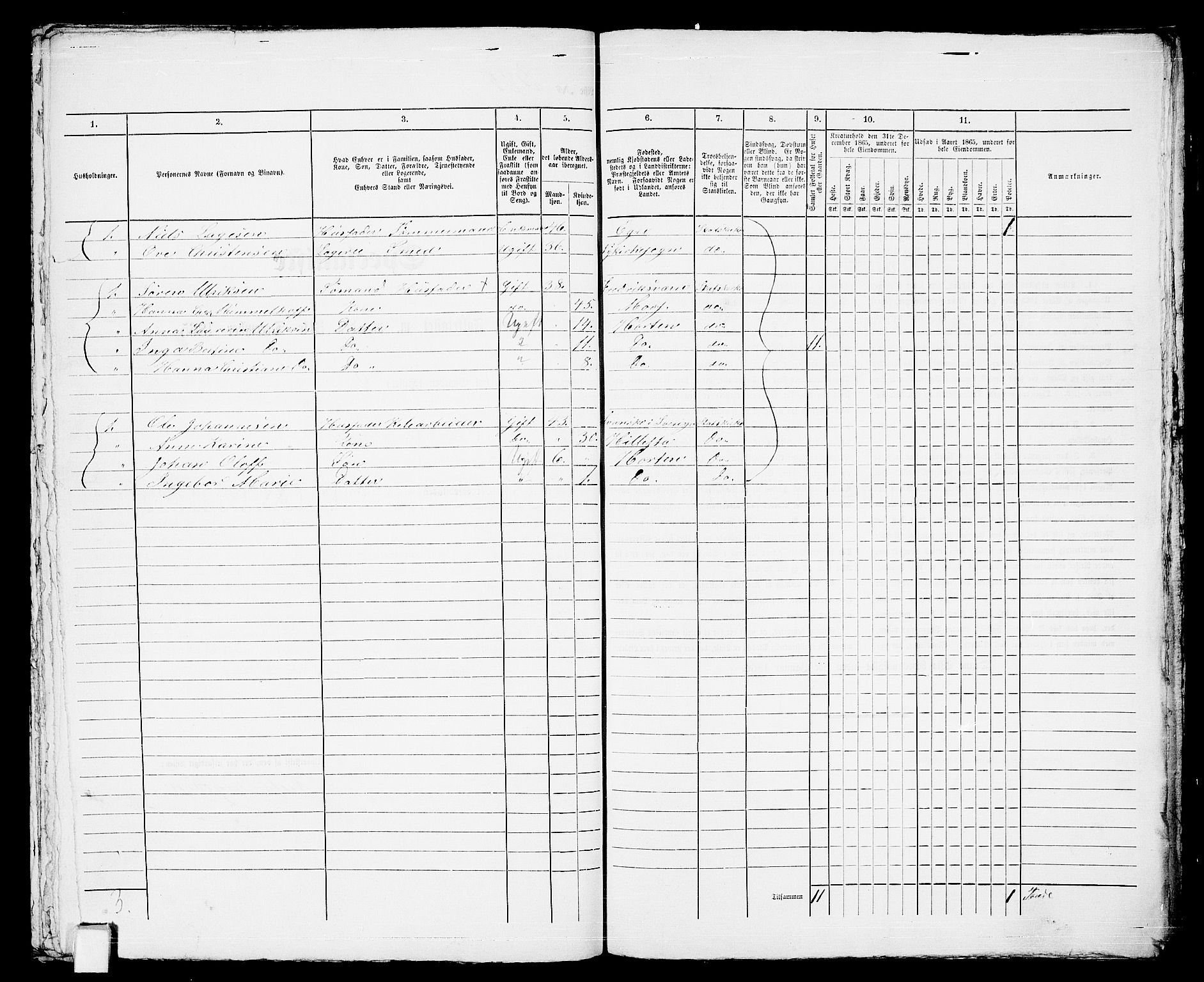 RA, Folketelling 1865 for 0703 Horten ladested, 1865, s. 808