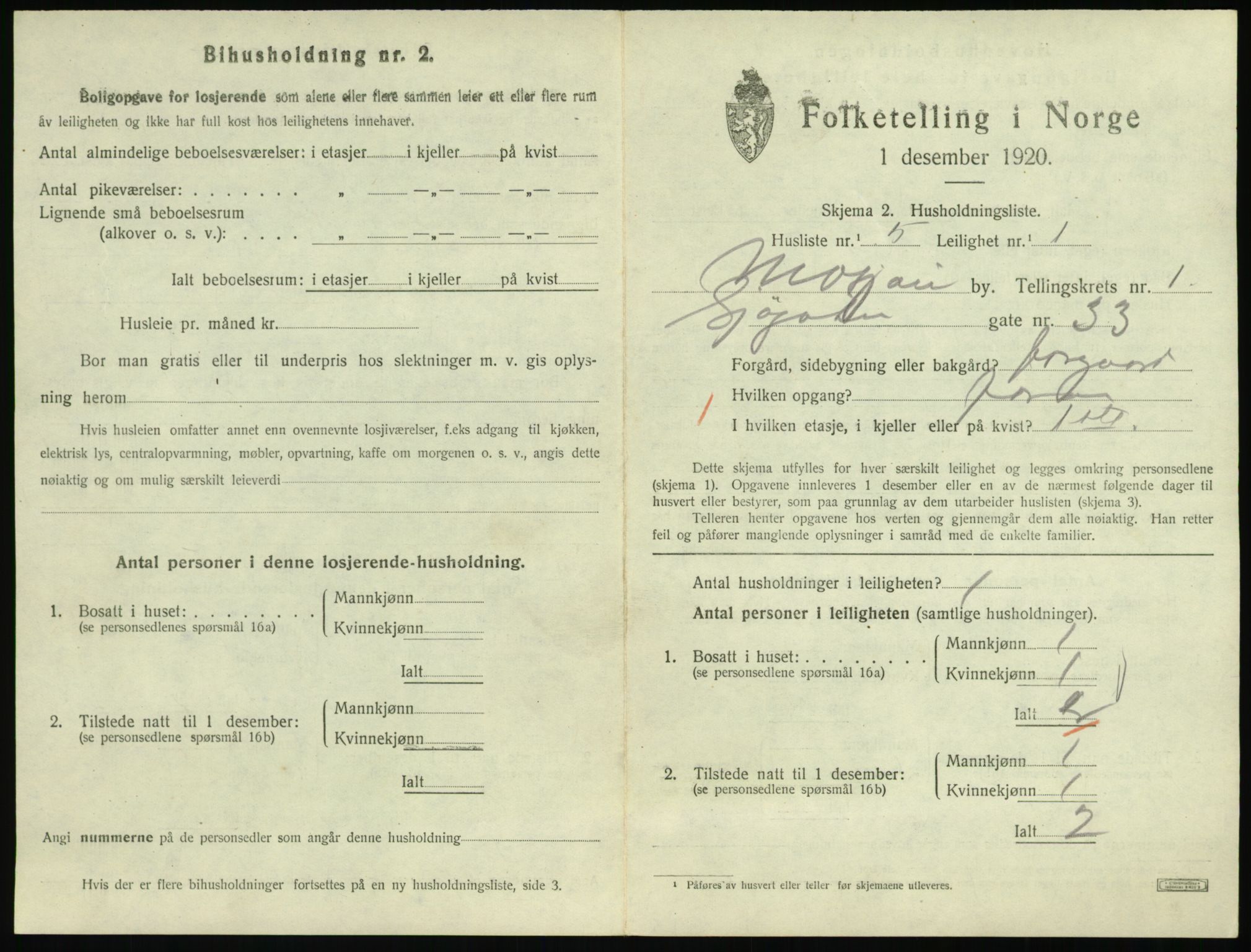 SAT, Folketelling 1920 for 1802 Mosjøen ladested, 1920, s. 708