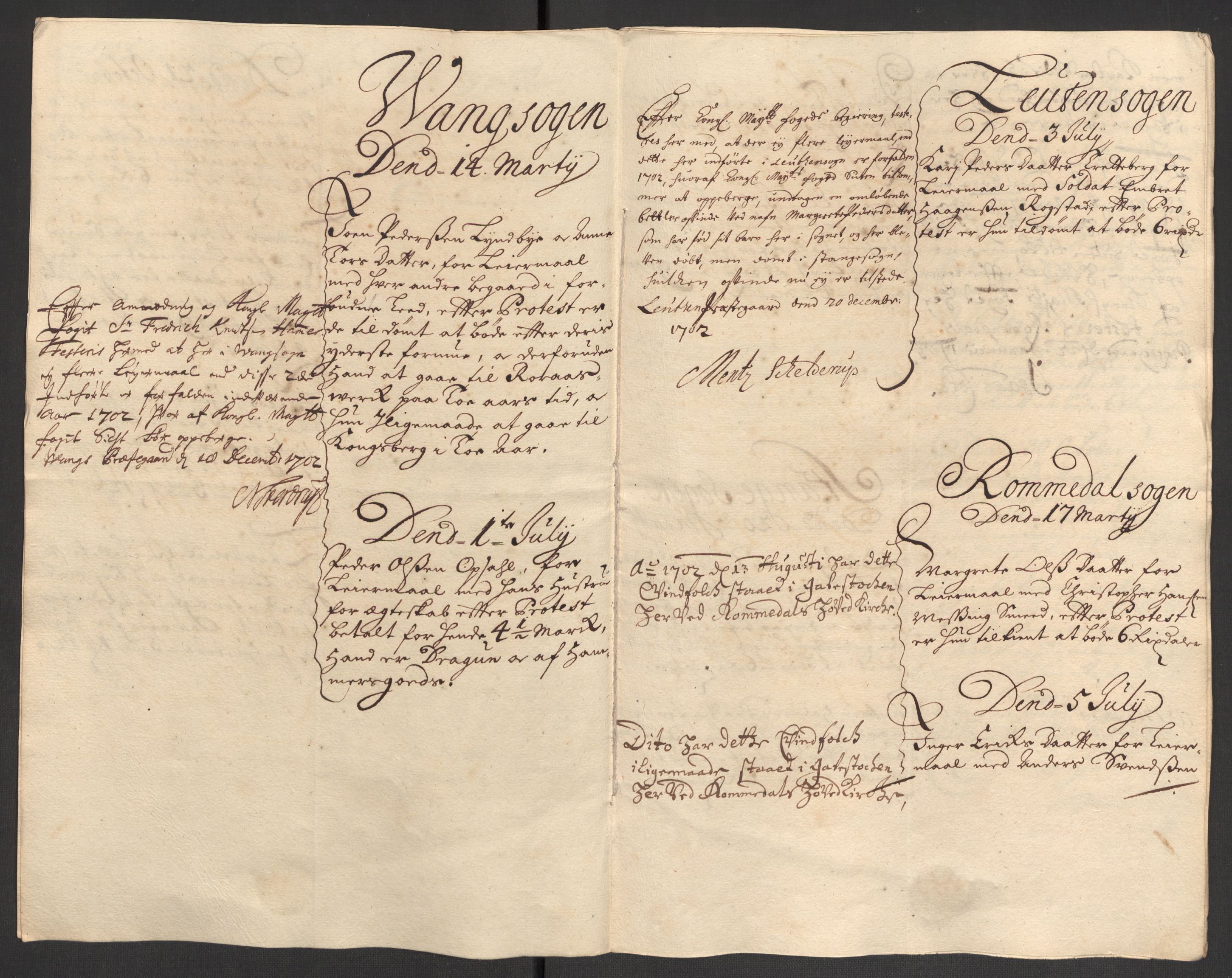 Rentekammeret inntil 1814, Reviderte regnskaper, Fogderegnskap, AV/RA-EA-4092/R16/L1040: Fogderegnskap Hedmark, 1701-1702, s. 272