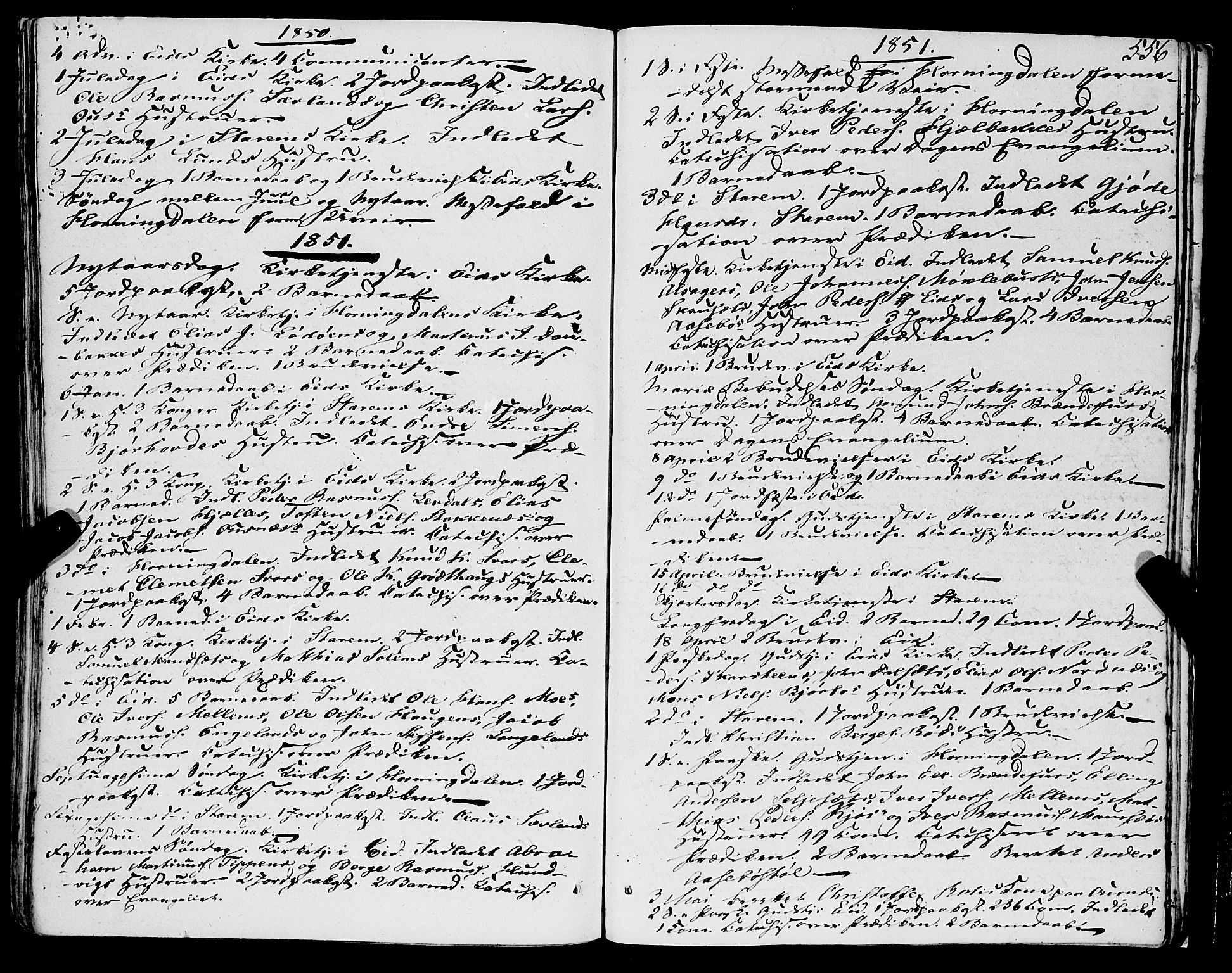 Eid sokneprestembete, AV/SAB-A-82301/H/Haa/Haaa/L0007: Ministerialbok nr. A 7, 1844-1858, s. 556