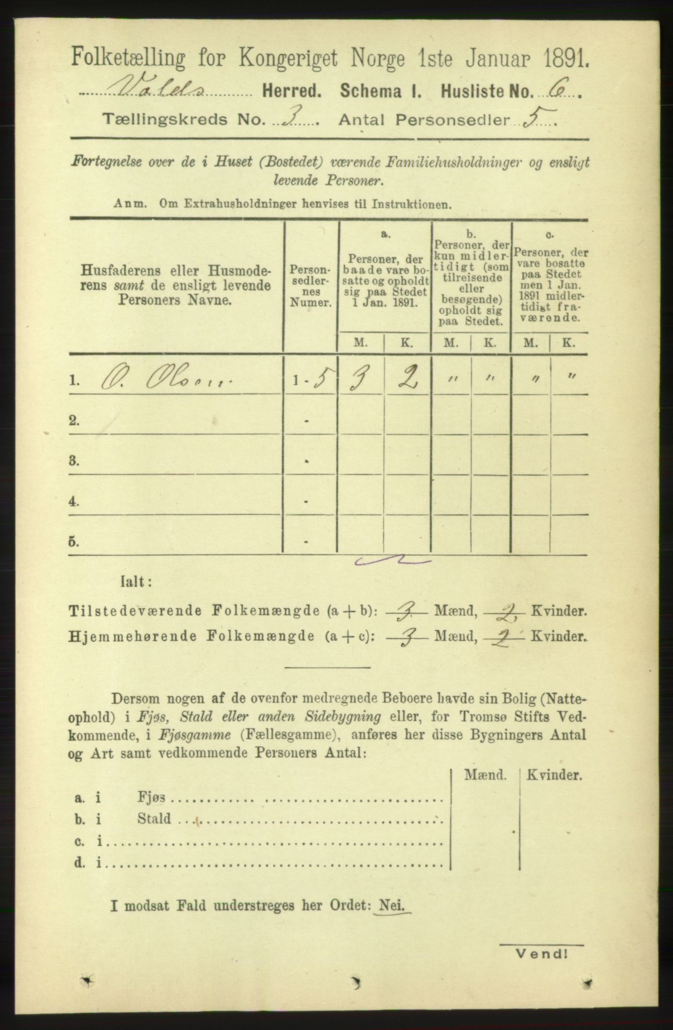 RA, Folketelling 1891 for 1537 Voll herred, 1891, s. 918