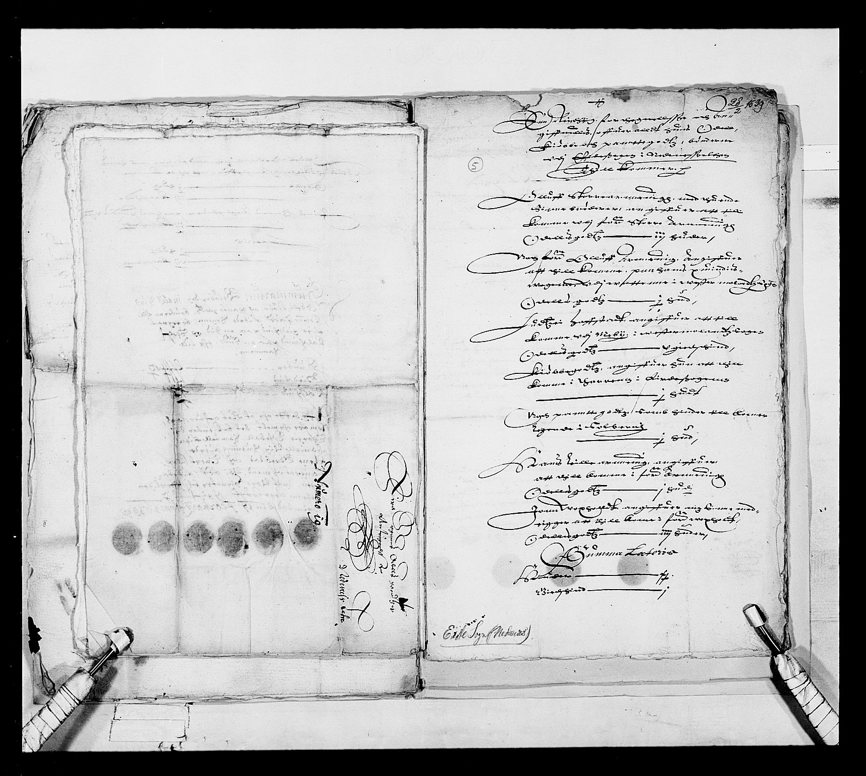 Stattholderembetet 1572-1771, RA/EA-2870/Ek/L0018/0002: Jordebøker 1633-1658: / Odelsjordebøker for en del av Nedenes len, 1639, s. 19