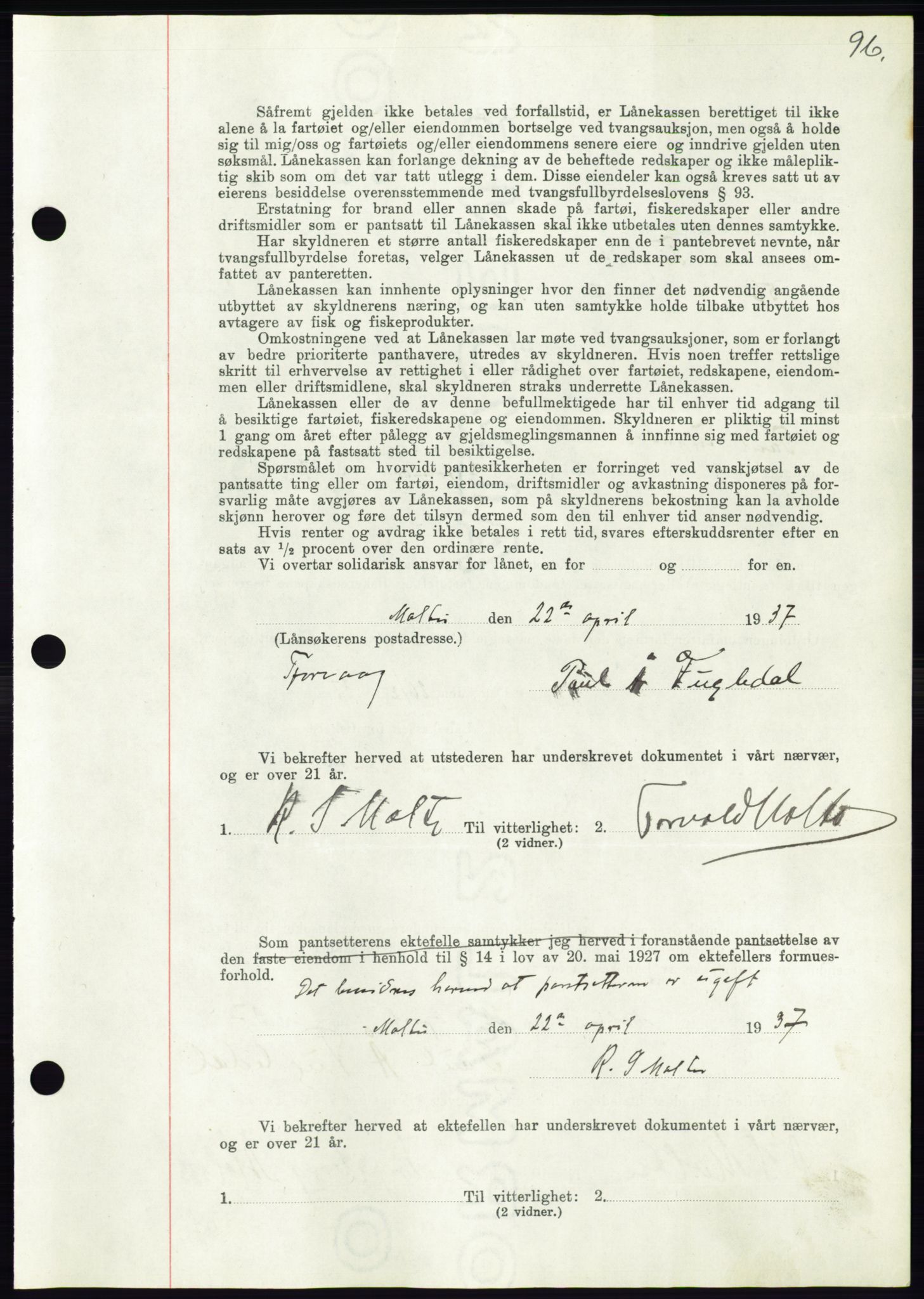 Søre Sunnmøre sorenskriveri, AV/SAT-A-4122/1/2/2C/L0063: Pantebok nr. 57, 1937-1937, Dagboknr: 683/1937