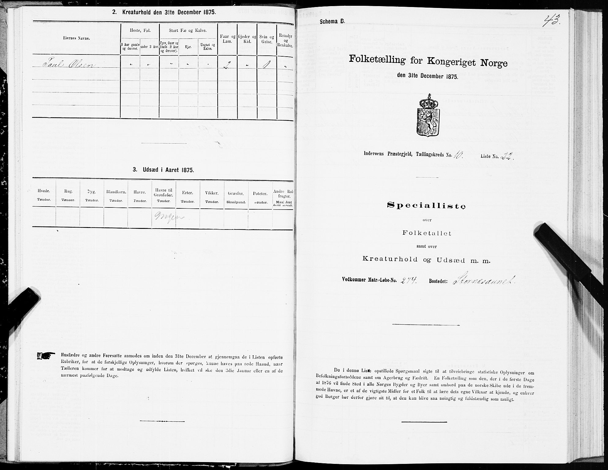 SAT, Folketelling 1875 for 1729P Inderøy prestegjeld, 1875, s. 6043